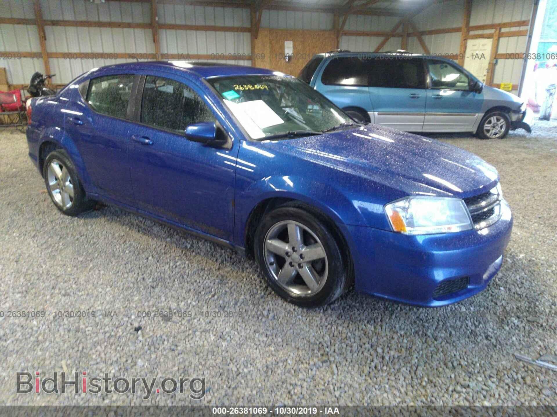 Фотография 1C3CDZCB5CN238537 - DODGE AVENGER 2012