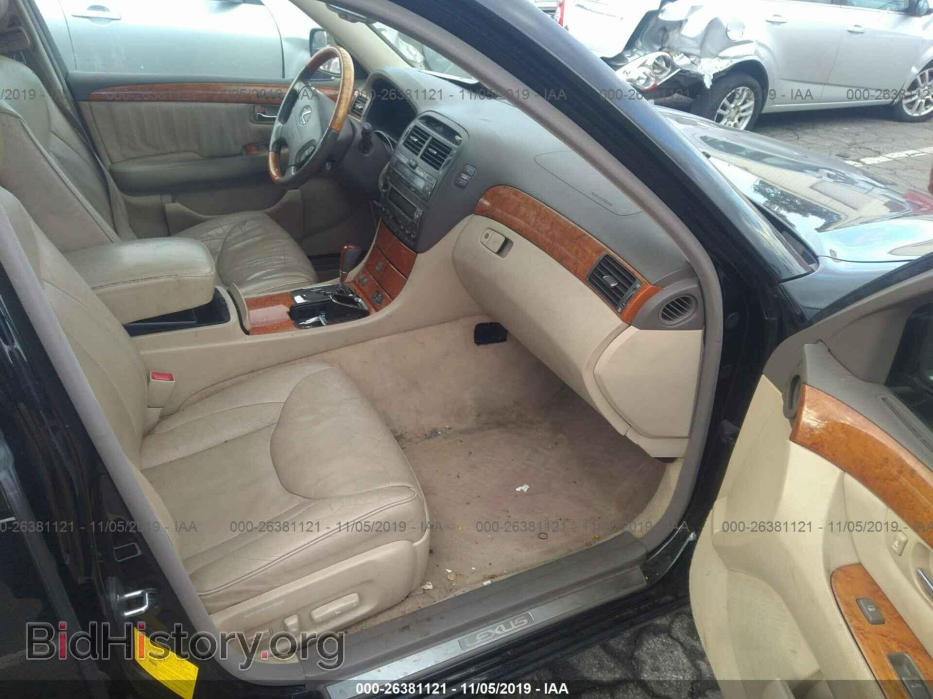 2004 LEXUS LS - VIN: JTHBN36F440161592 - Photo 5