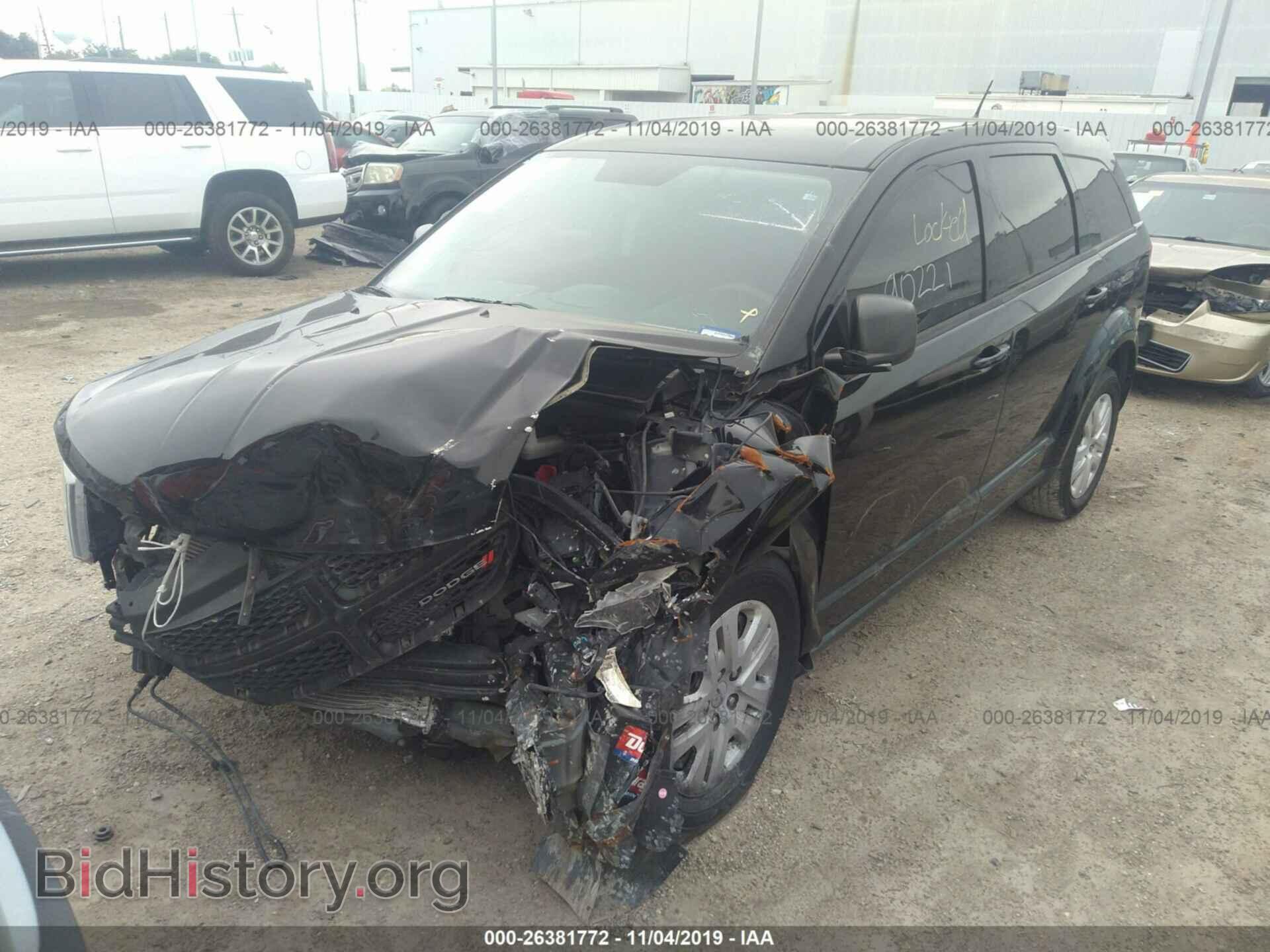 2014 DODGE JOURNEY - VIN: 3C4PDCAB3ET301327 - Фото 2