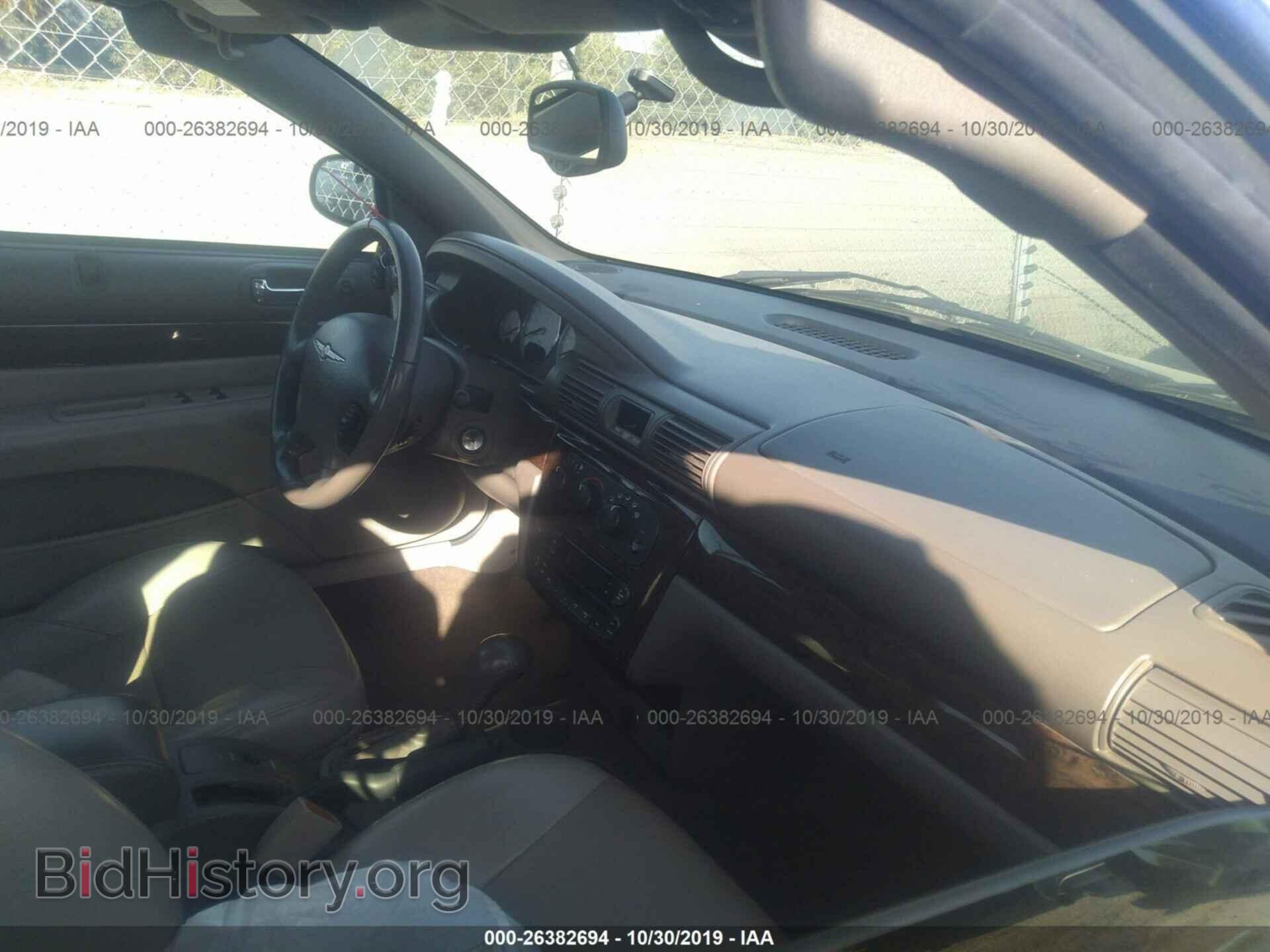 2006 CHRYSLER SEBRING - VIN: 1C3EL65R76N109448 - Фото 5