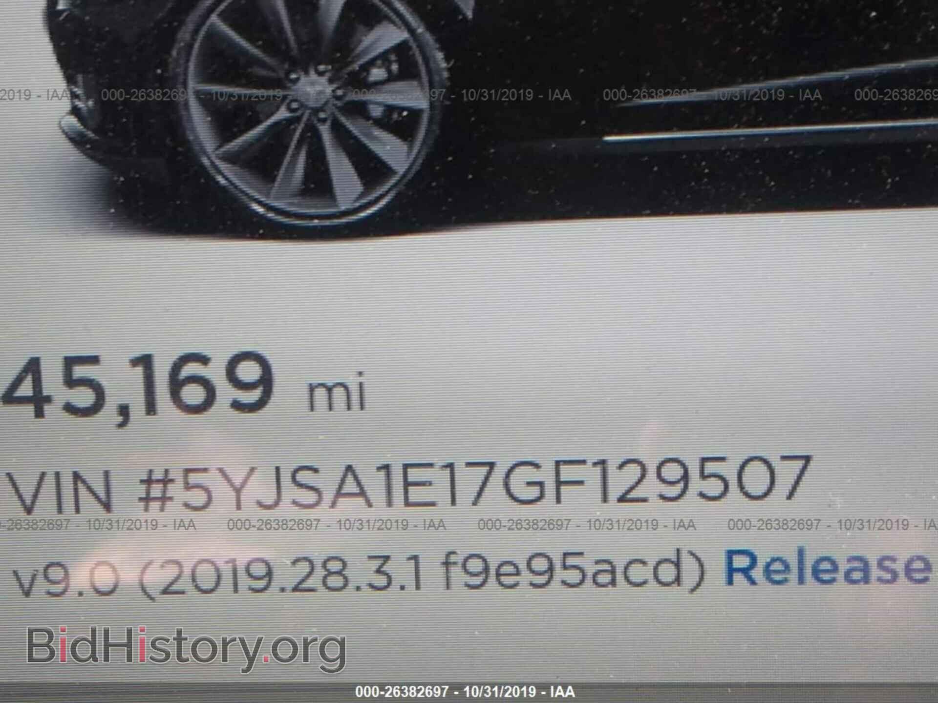 2016 TESLA MODEL S - VIN: 5YJSA1E17GF129507 - Фото 9