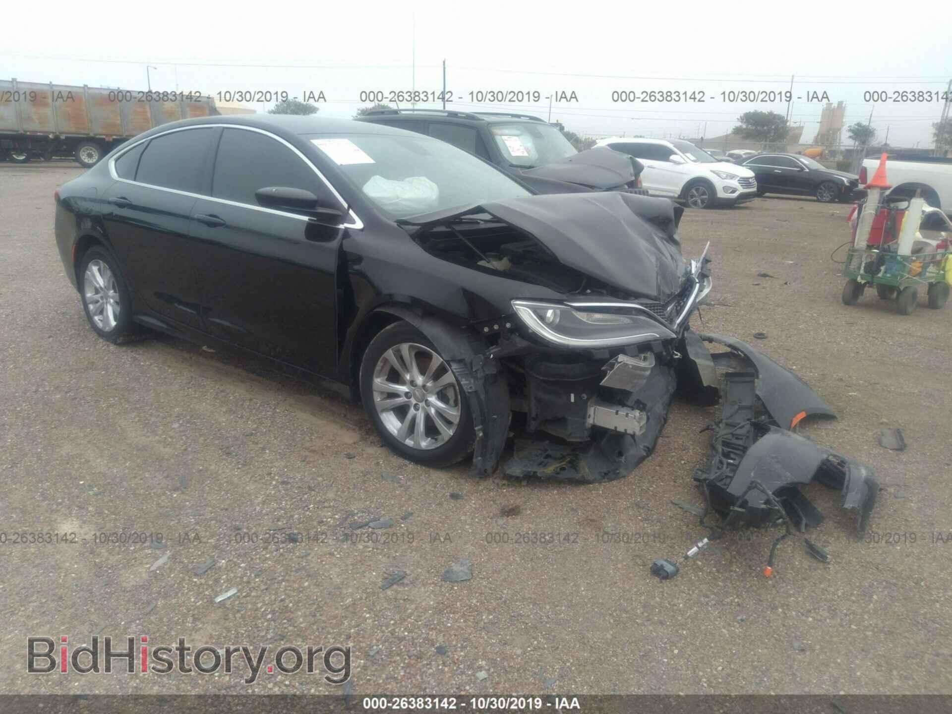 Фотография 1C3CCCABXGN103711 - CHRYSLER 200 2016