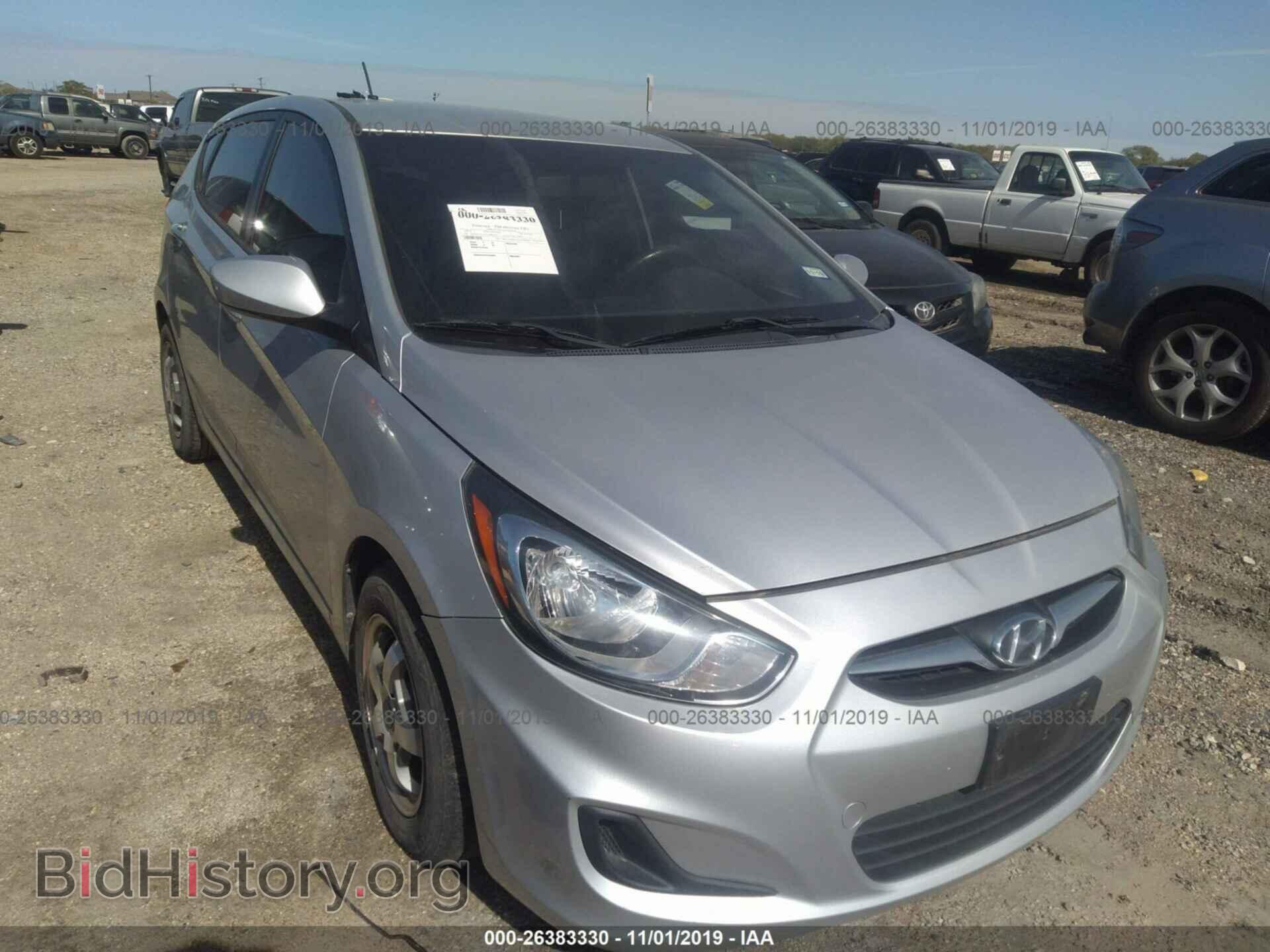 Photo KMHCT5AE5CU001035 - HYUNDAI ACCENT 2012