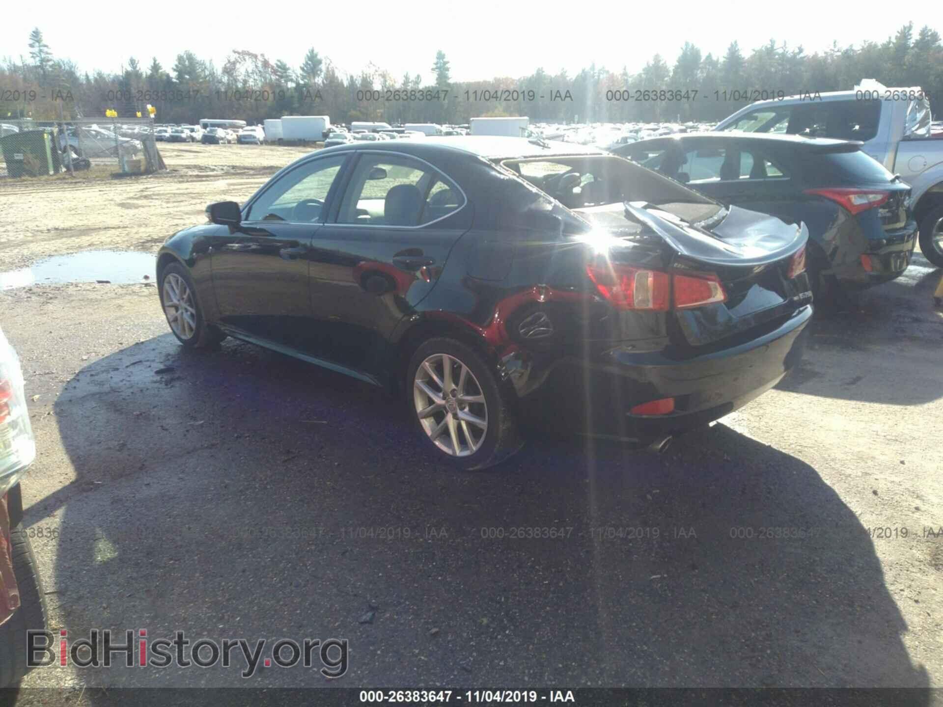2012 LEXUS IS - VIN: JTHCF5C21C5056654 - Фото 3