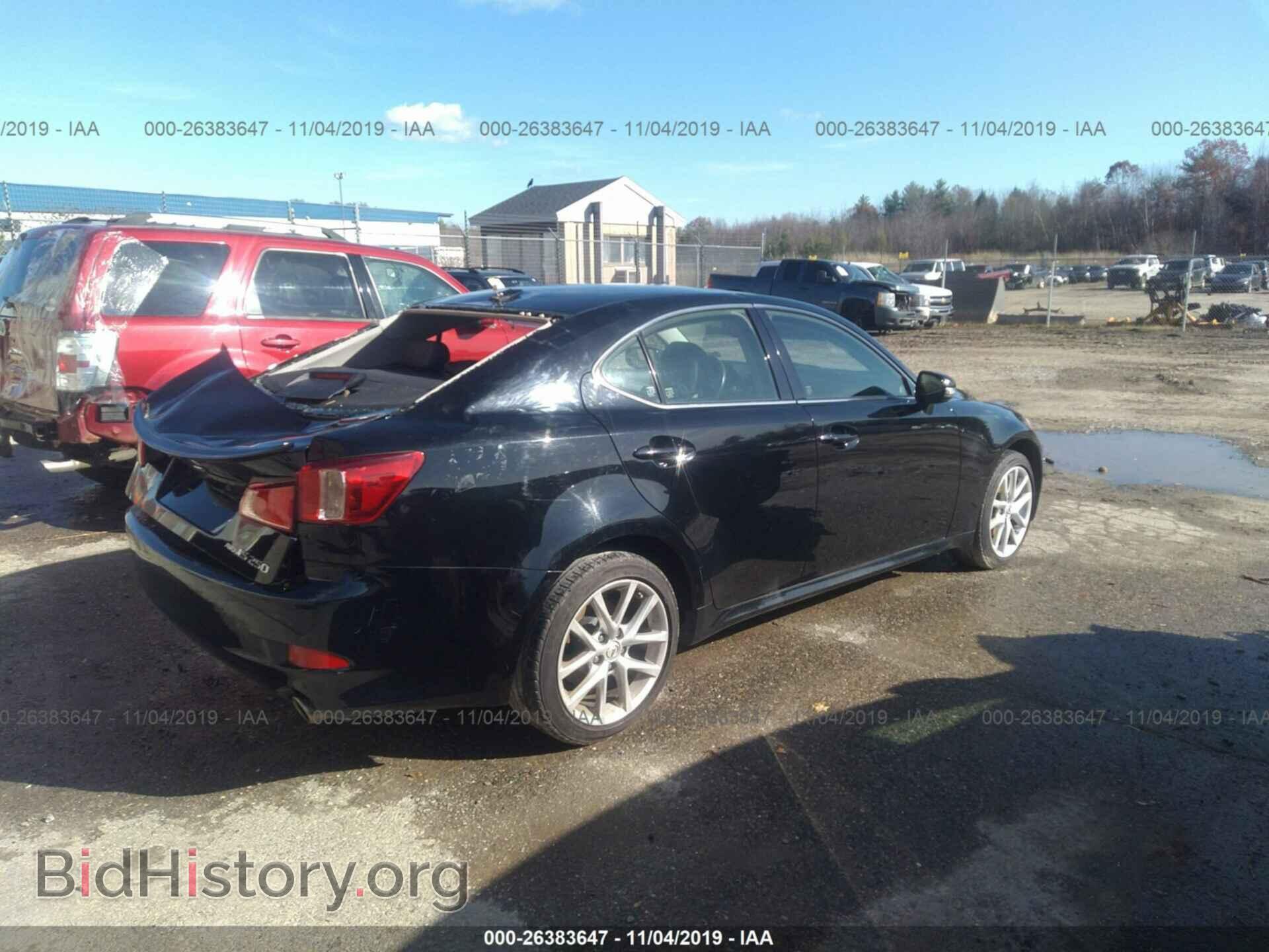 2012 LEXUS IS - VIN: JTHCF5C21C5056654 - Фото 4