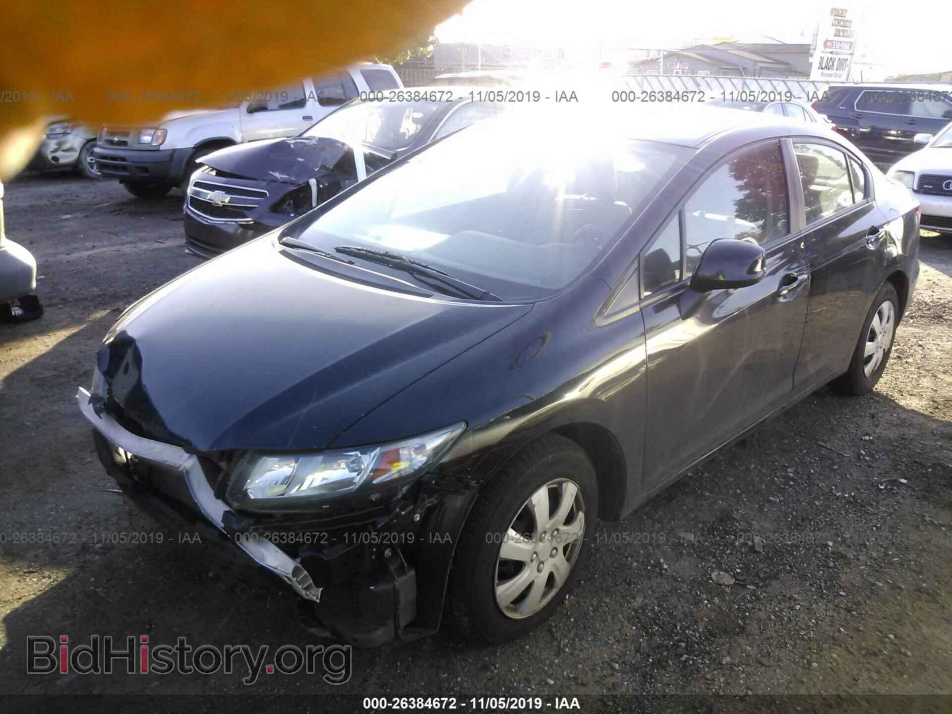 2013 HONDA CIVIC - VIN: 19XFB2F58DE097013 - Фото 2
