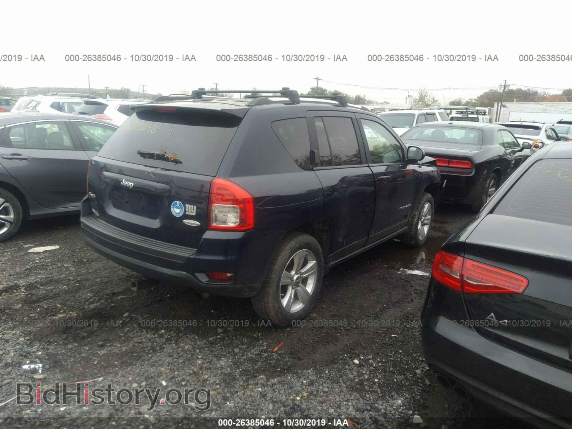 2012 JEEP COMPASS - VIN: 1C4NJDEB7CD651157 - Фото 4