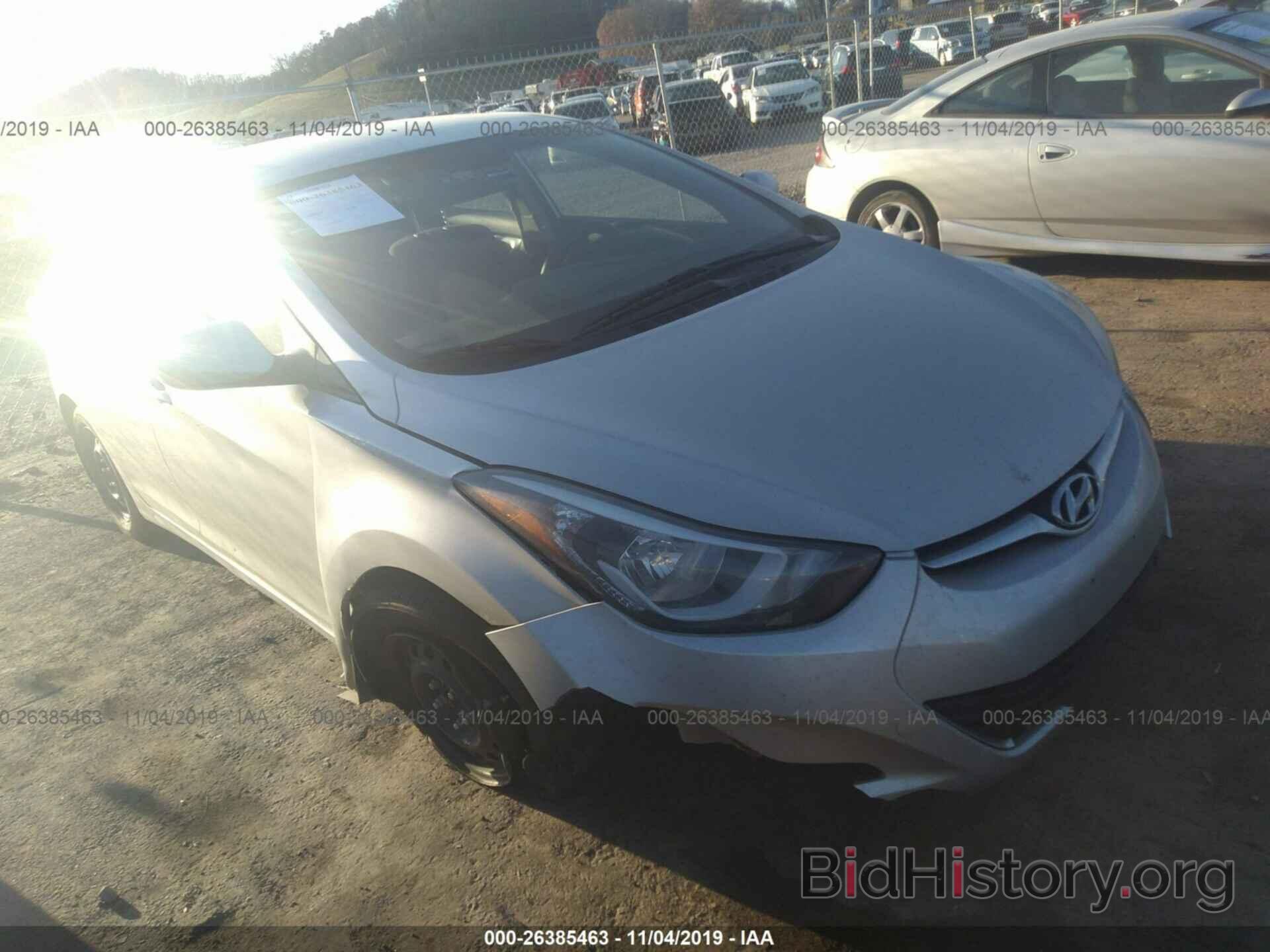 Photo KMHDH4AE2GU543957 - HYUNDAI ELANTRA 2016