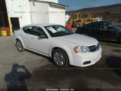 2011 Dodge AVENGER Express, белый — VIN 1B3BD4FB7BN579041, IAAI