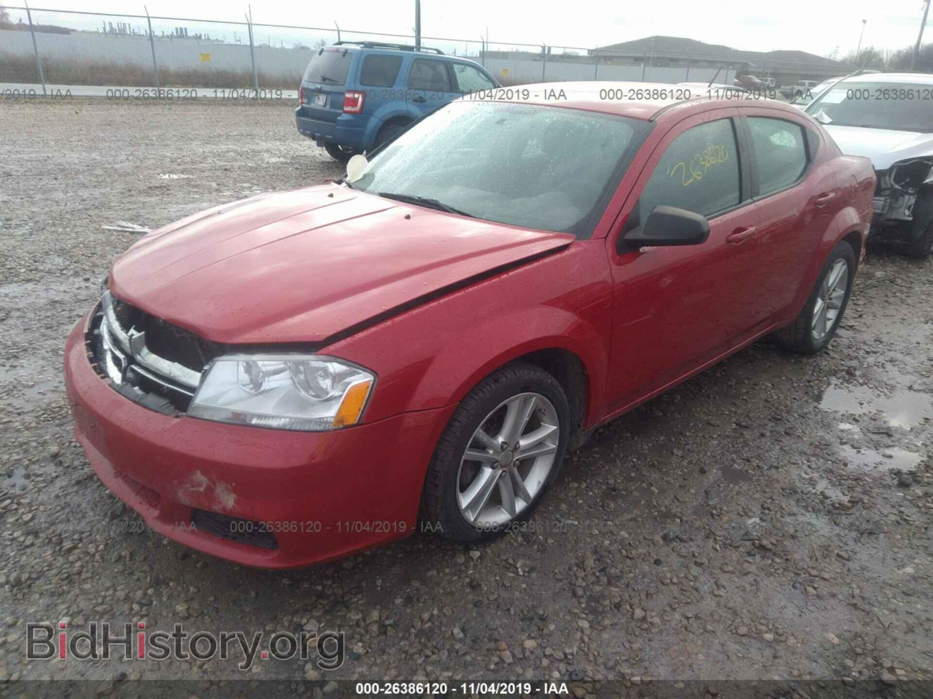 2013 DODGE AVENGER - VIN: 1C3CDZAG0DN749640 - Фото 2