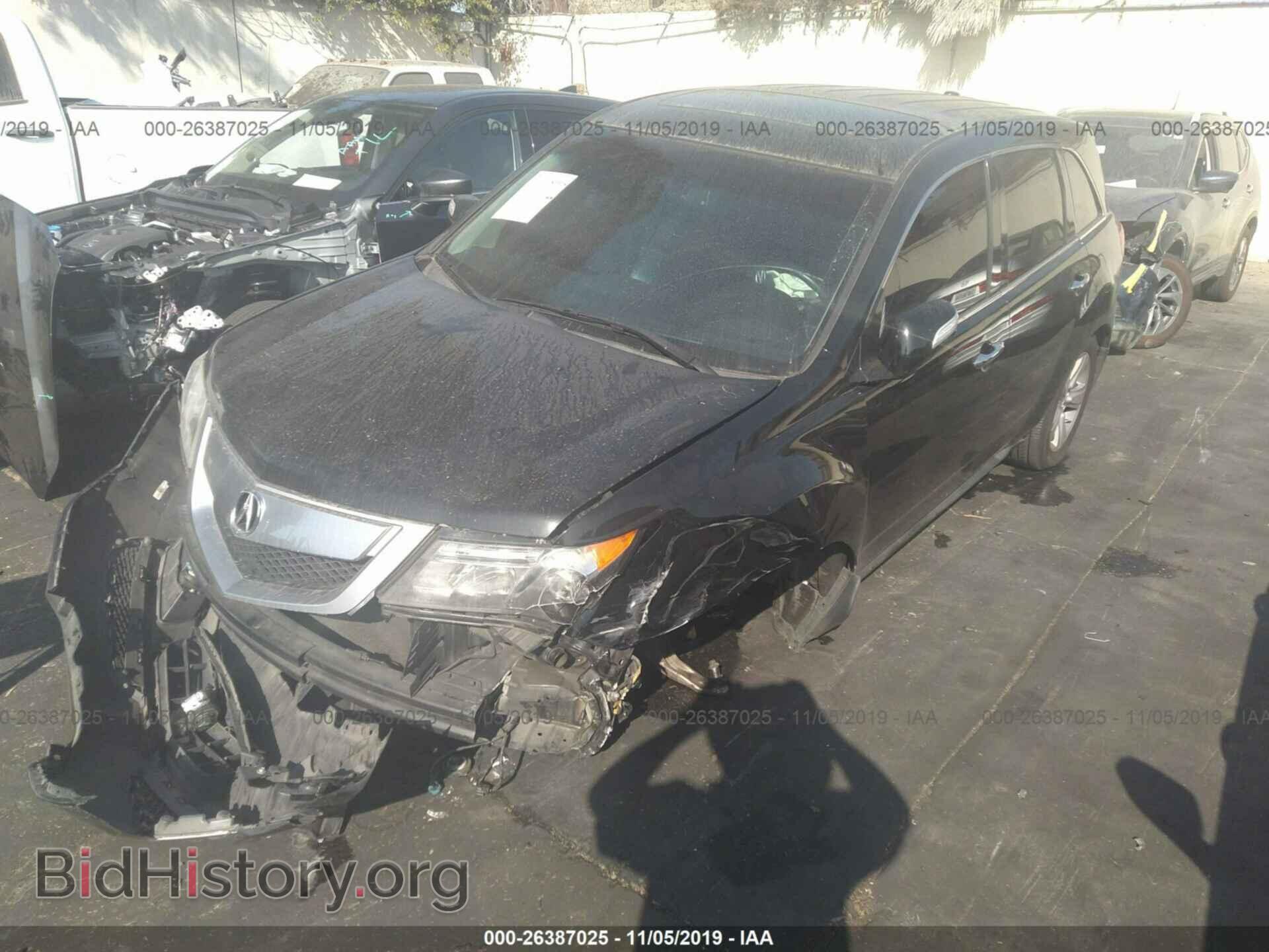 2012 ACURA MDX - VIN: 2HNYD2H21CH501496 - Фото 2