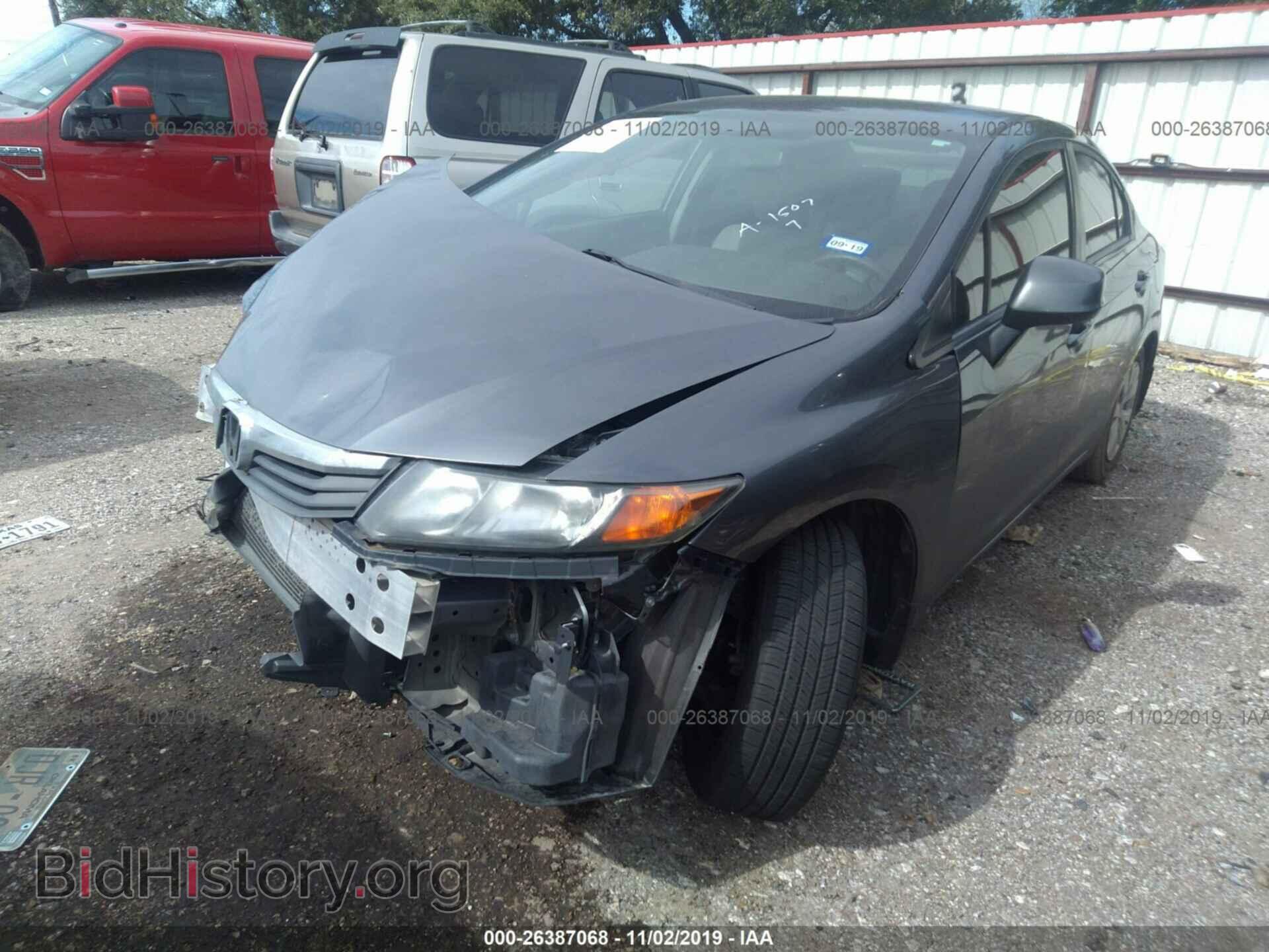 2012 HONDA CIVIC - VIN: 19XFB2F52CE086815 - Photo 2