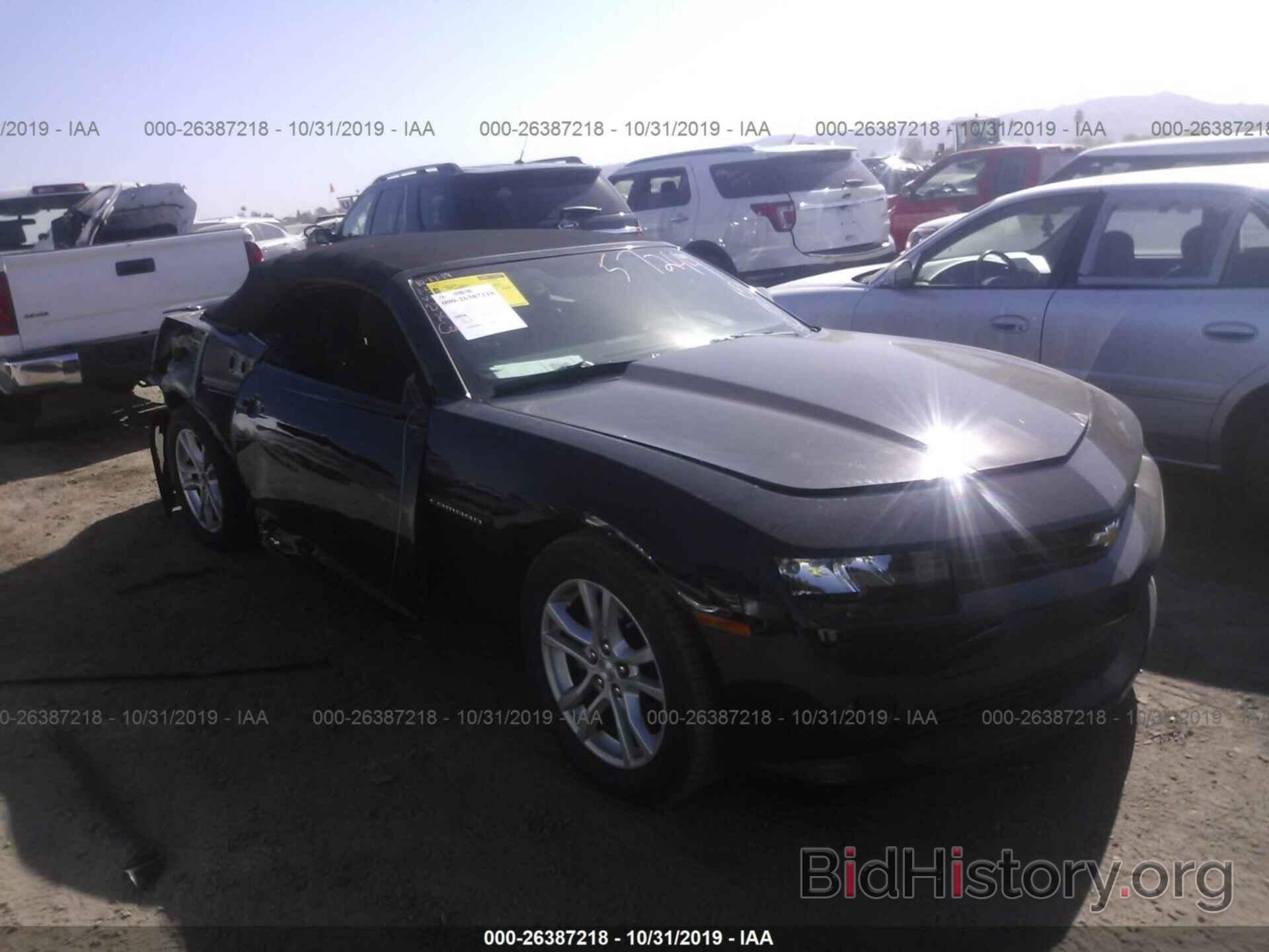 Фотография 2G1FB3D33E9135425 - CHEVROLET CAMARO 2014