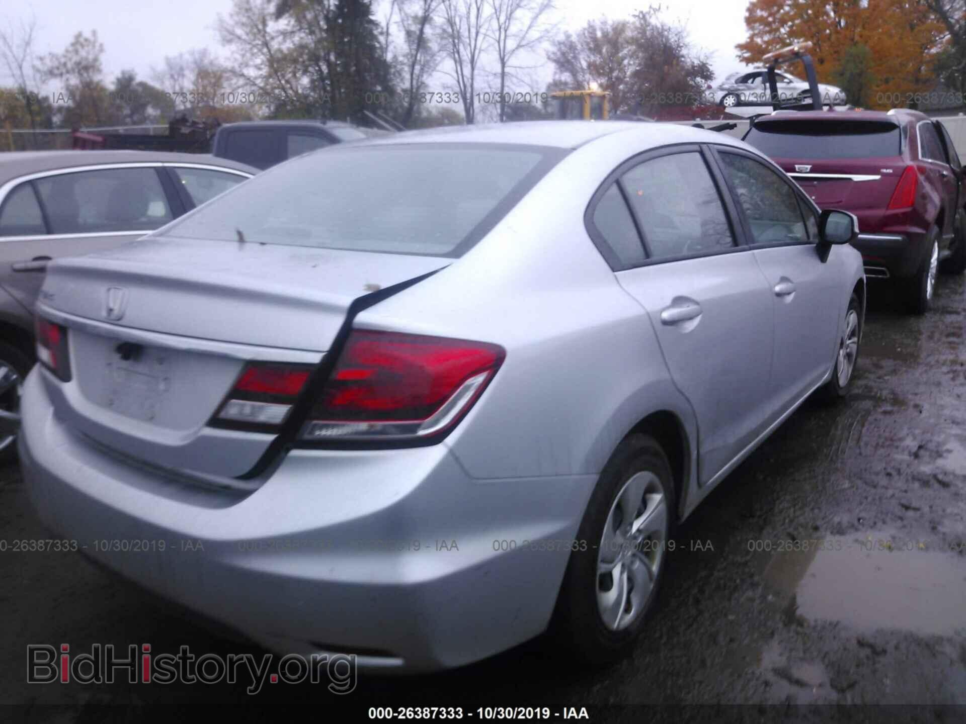 2013 HONDA CIVIC - VIN: 19XFB2F51DE059980 - Фото 4