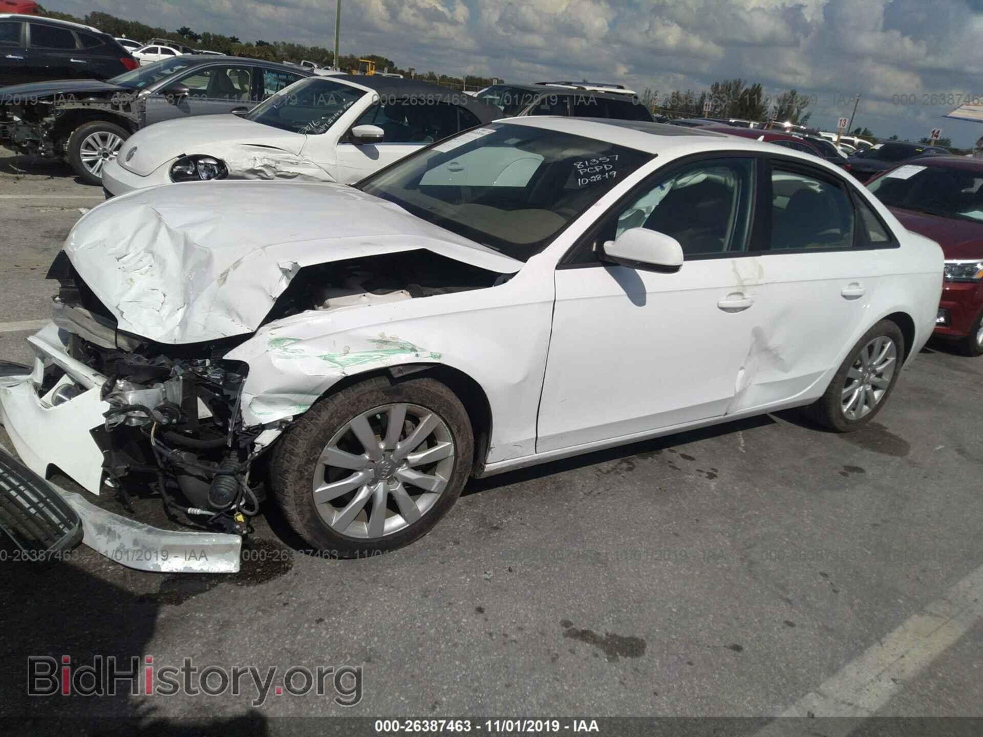 2012 AUDI A4 - VIN: WAUAFAFL4CN020542 - Photo 2