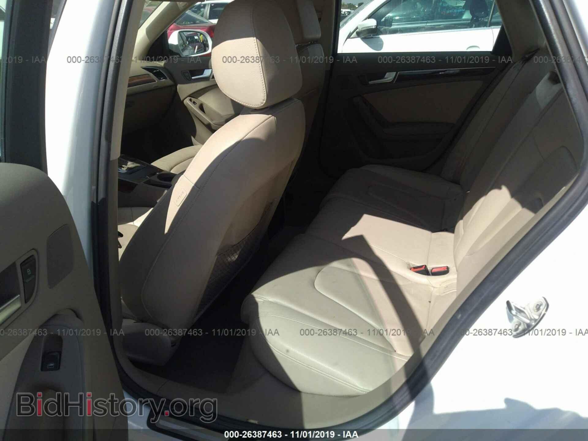 2012 AUDI A4 - VIN: WAUAFAFL4CN020542 - Photo 8