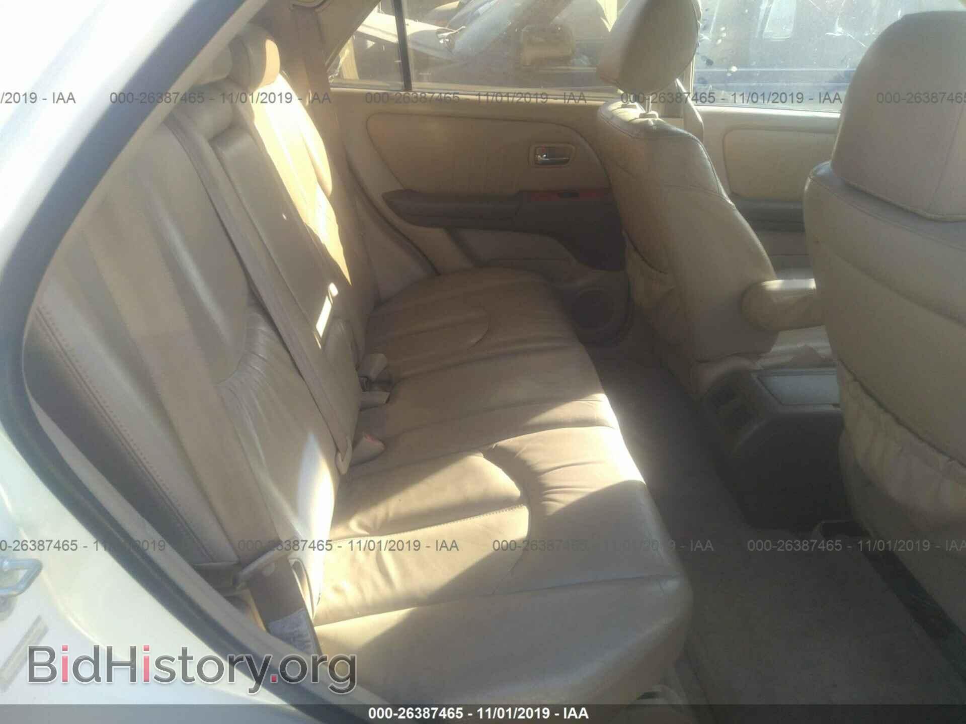 2001 LEXUS RX - VIN: JTJGF10U710092034 - Фото 8