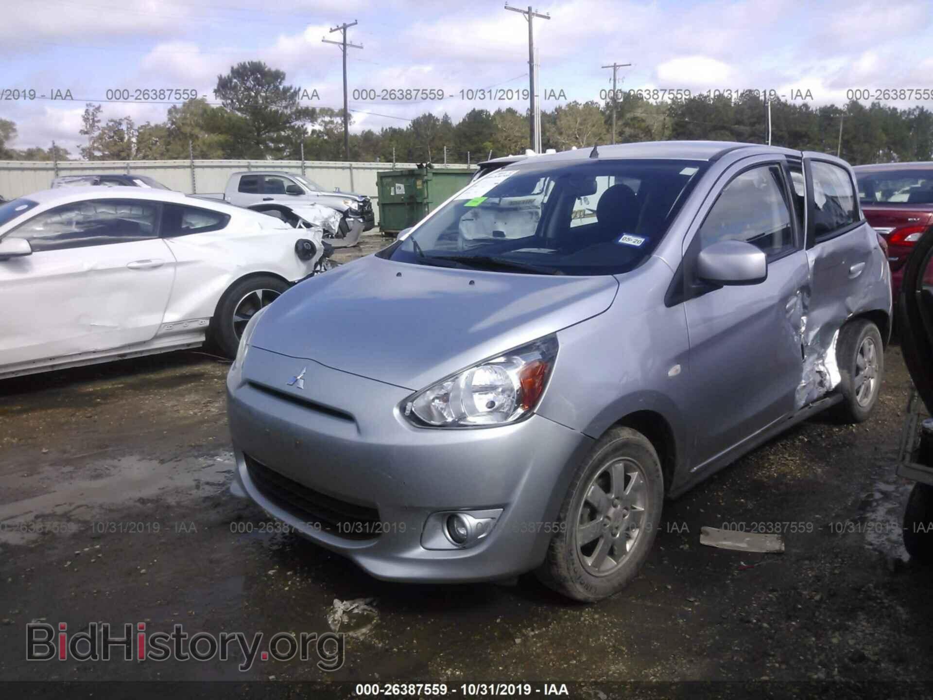 2014 MITSUBISHI MIRAGE - VIN: ML32A4HJ2EH016190 - Фото 2
