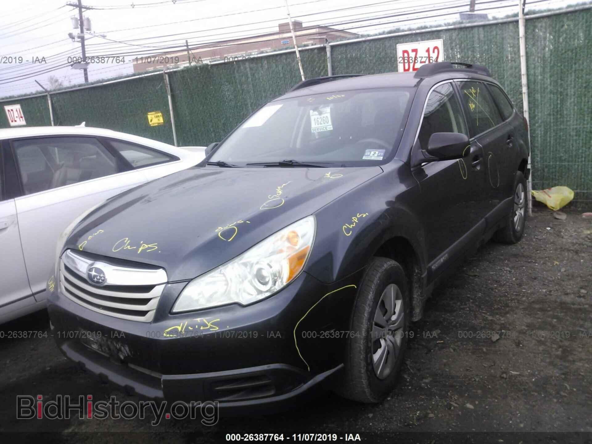 2011 SUBARU OUTBACK - VIN: 4S4BRBAC2B3335051 - Фото 2