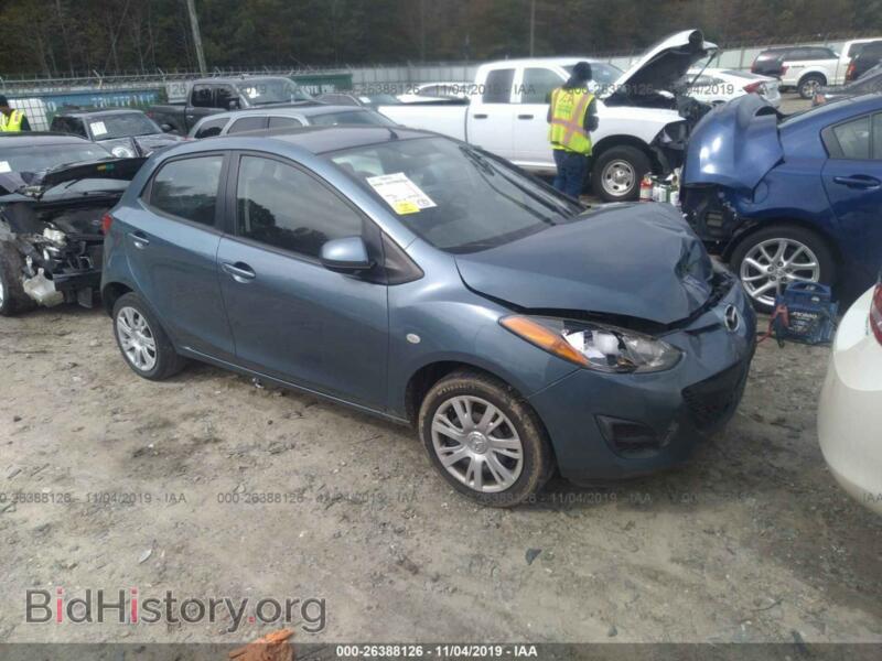 2014 Mazda MAZDA2 Sport (VIN JM1DE1KY2E0187616) — фото 1 из 11, IAAI, повреждение: передняя часть