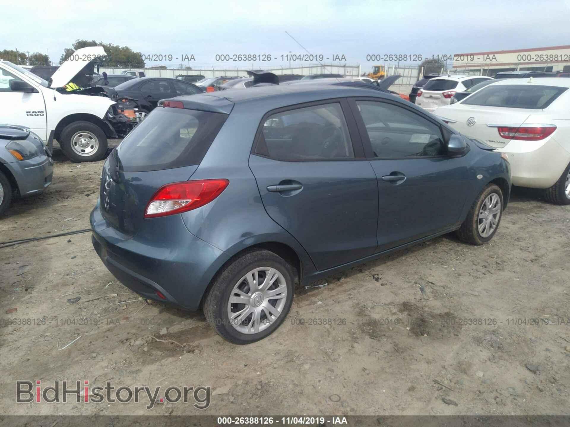 2014 MAZDA MAZDA2 - VIN: JM1DE1KY2E0187616 - Фото 4
