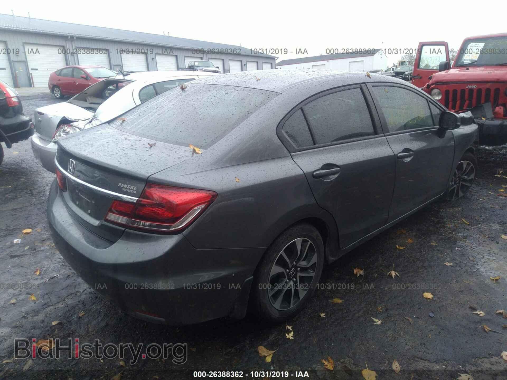 2013 HONDA CIVIC - VIN: 19XFB2F52DE036935 - Фото 4