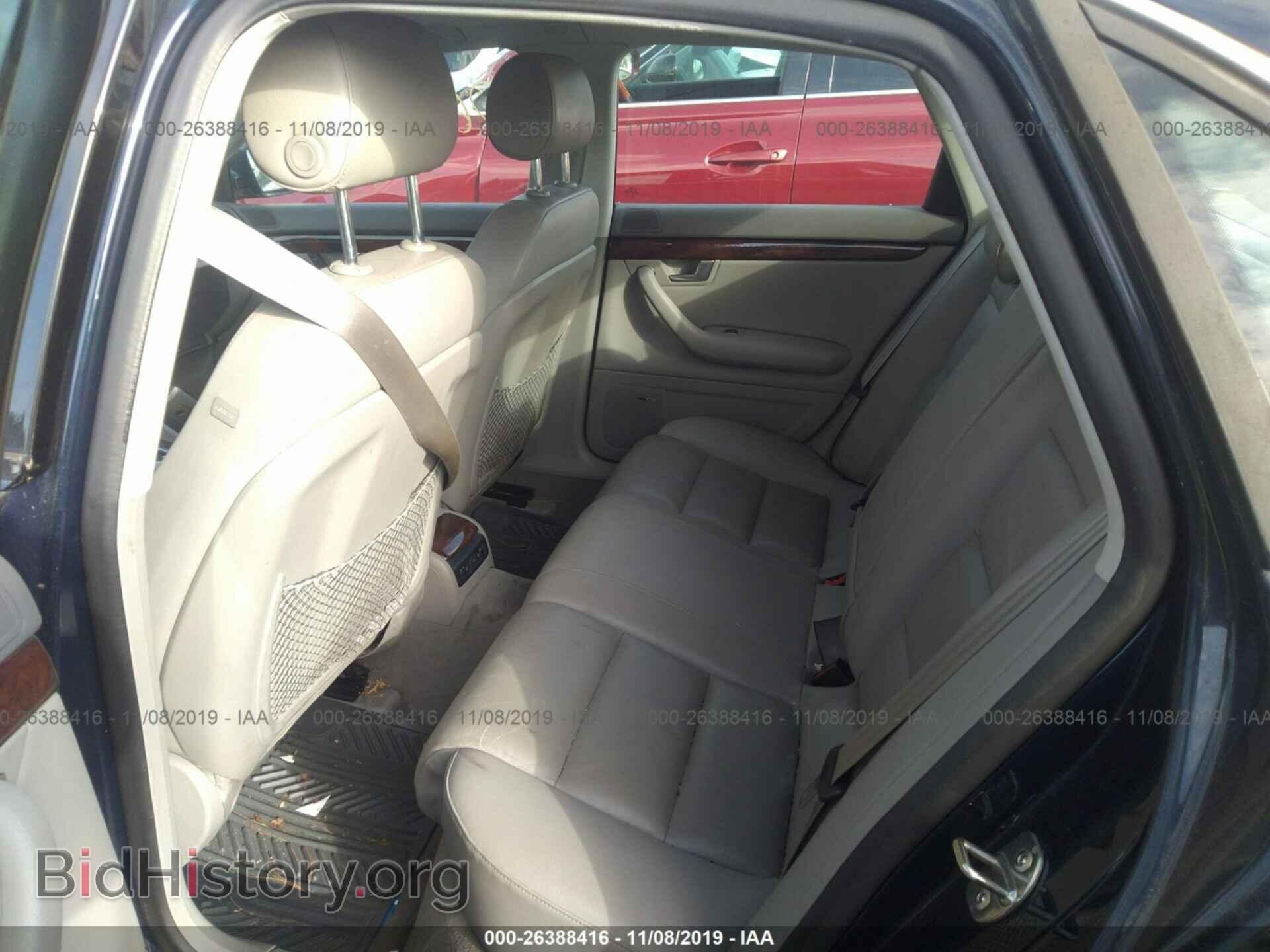 2005 AUDI A4 - VIN: WAUDG68E05A494942 - Фото 8