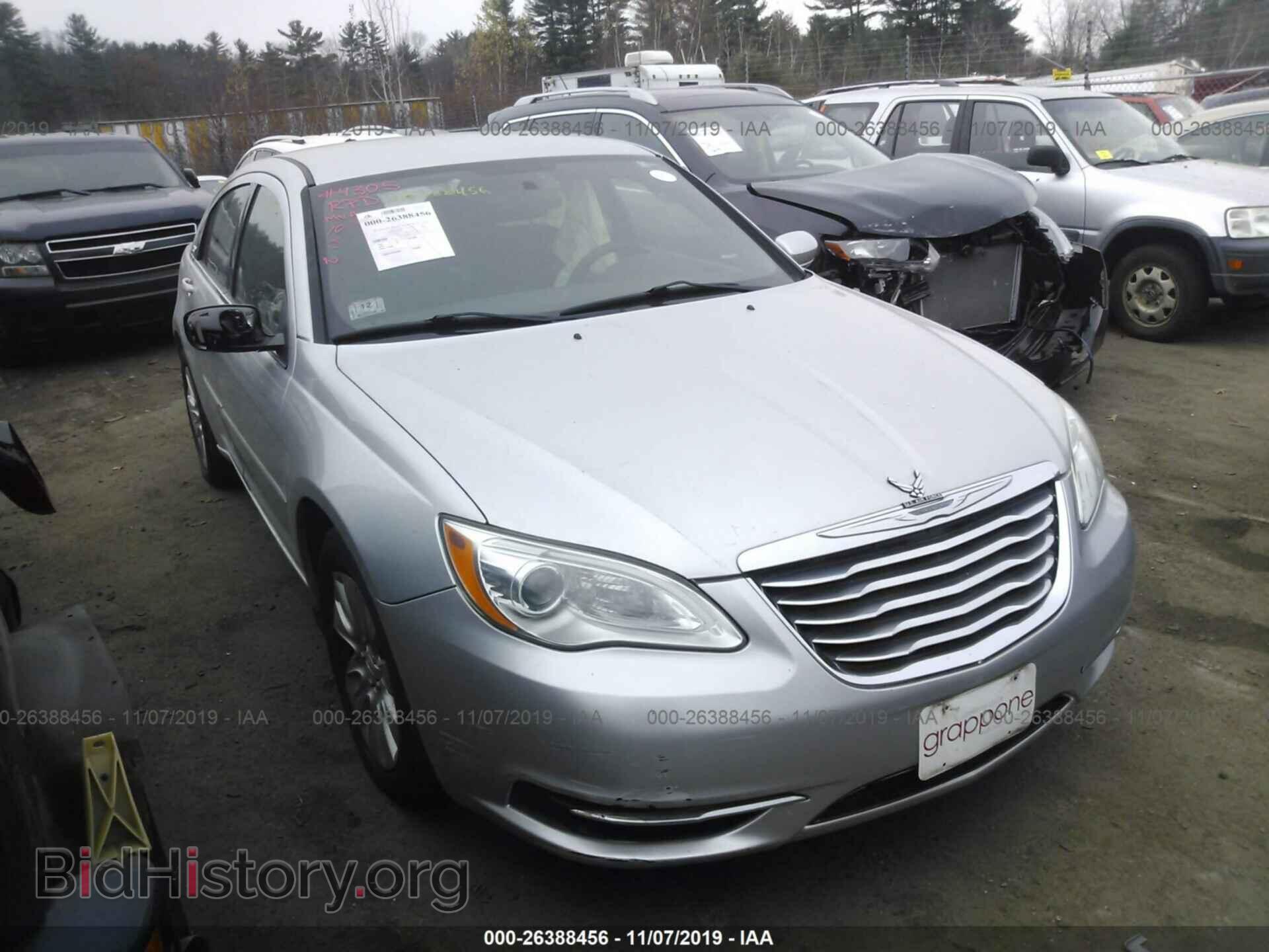 Фотография 1C3CCBAB1CN208464 - CHRYSLER 200 2012