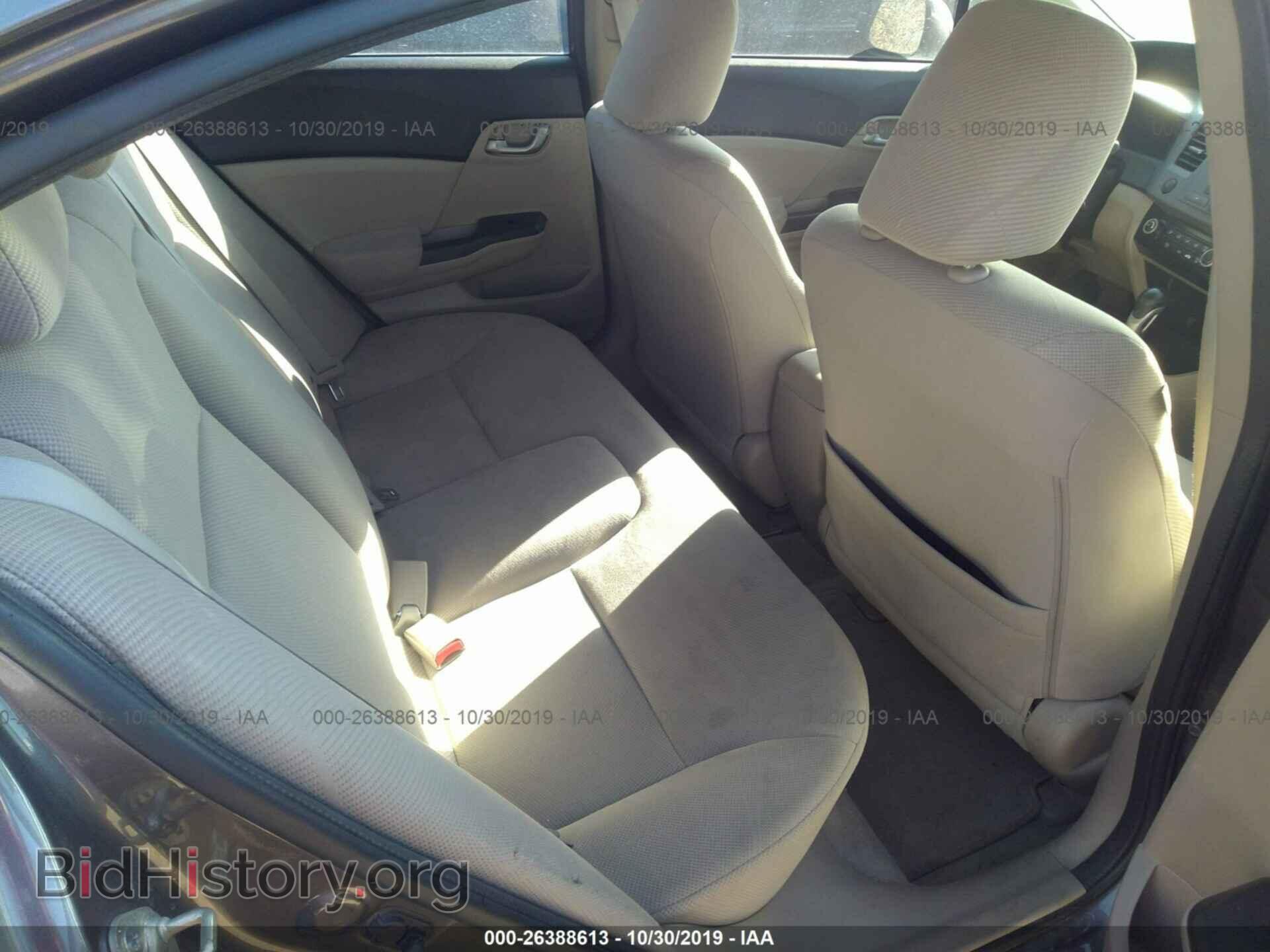 2012 HONDA CIVIC - VIN: 19XFB2F56CE084937 - Фото 8