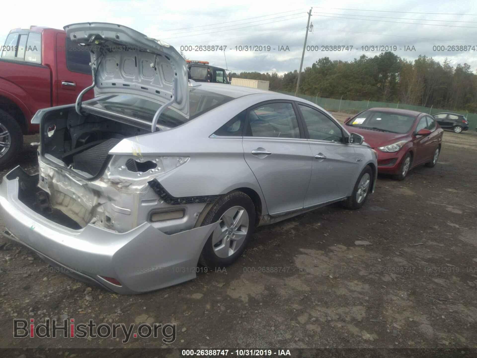 2012 HYUNDAI SONATA - VIN: KMHEC4A41CA024176 - Фото 4