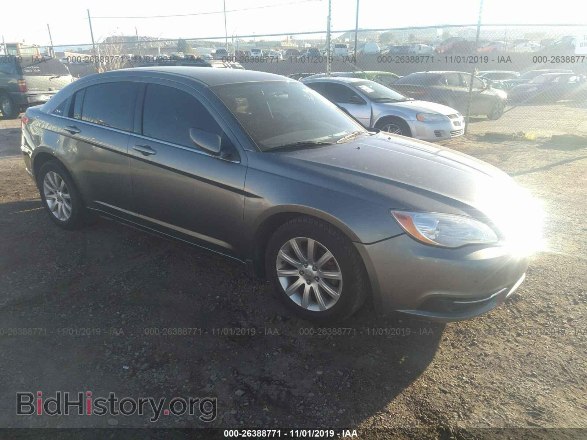 Фотография 1C3CCBBB3CN260578 - CHRYSLER 200 2012