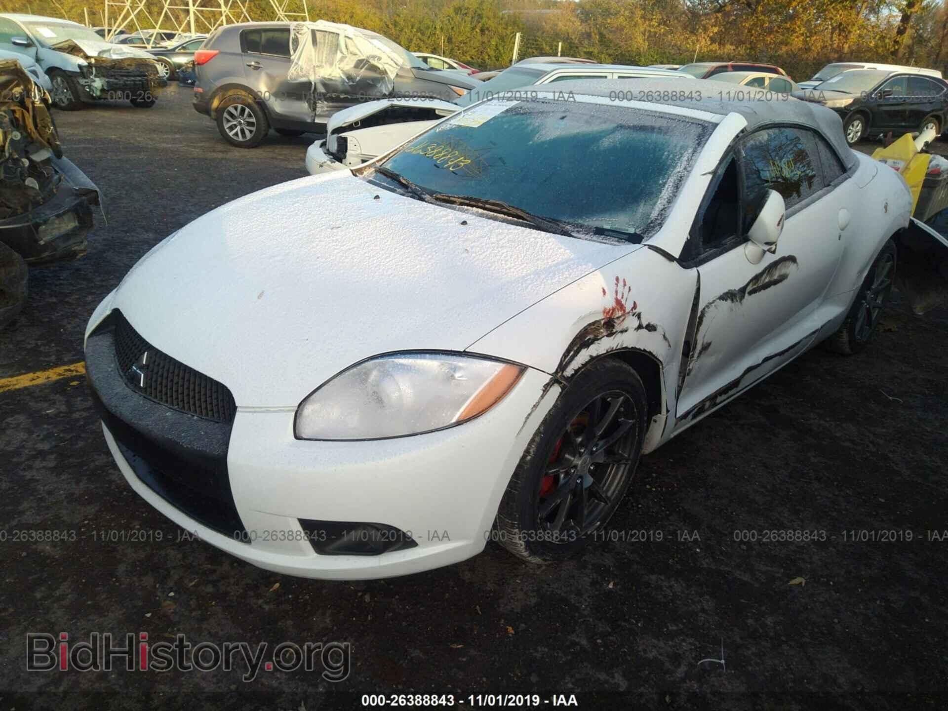 2012 MITSUBISHI ECLIPSE - VIN: 4A37L5EF5CE003349 - Photo 2
