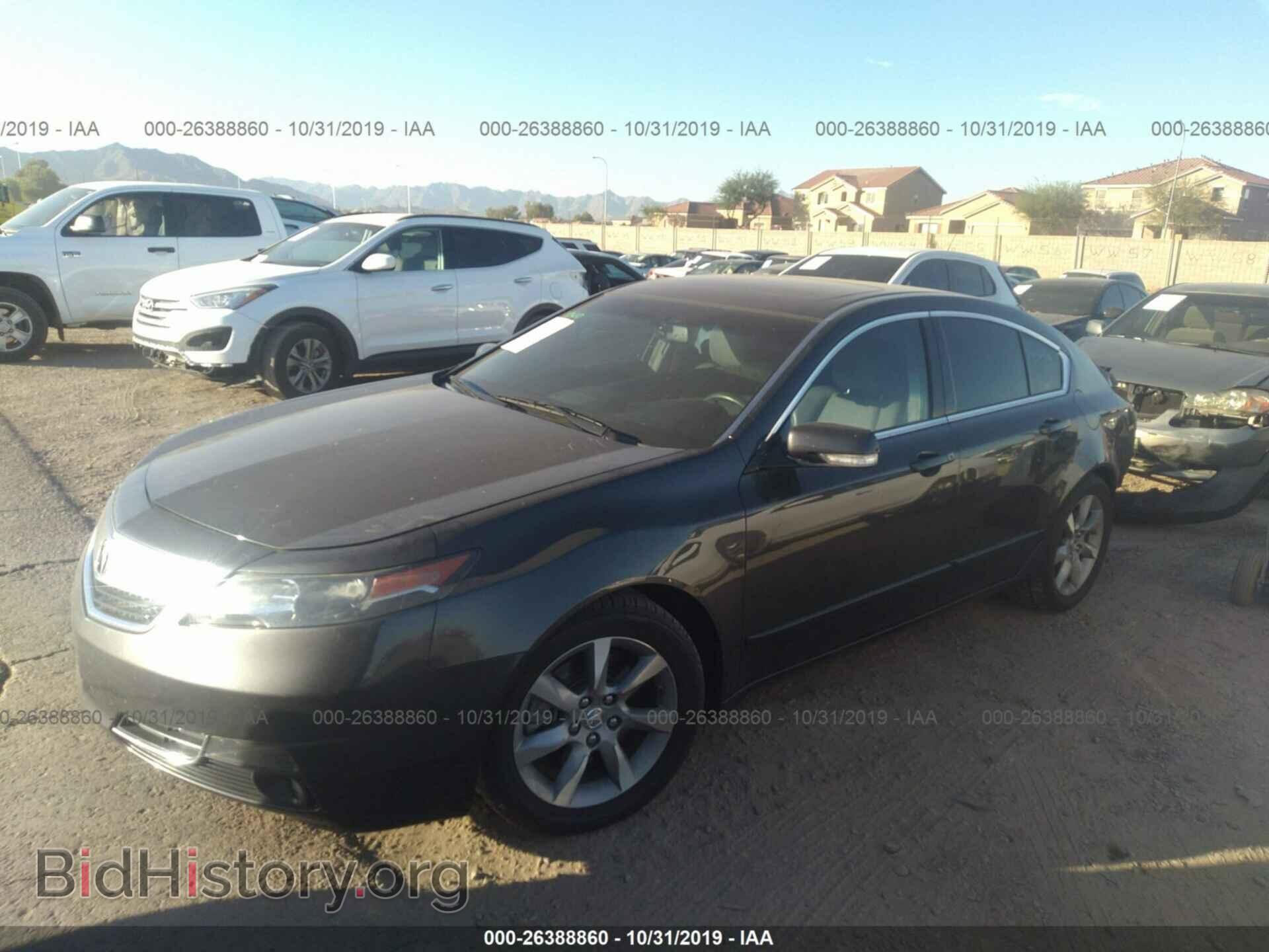 2012 ACURA TL - VIN: 19UUA8F29CA032306 - Фото 2
