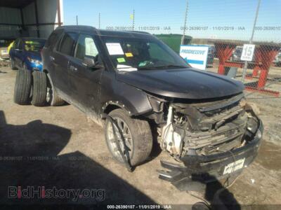2016 Ford EXPLORER Limited, серый — VIN 1FM5K7F86GGA88359, IAAI
