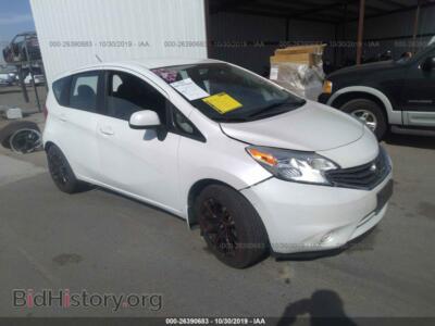 2014 Nissan VERSA NOTE S/S Plus/SV/SL, white — VIN 3N1CE2CP4EL433529, IAAI