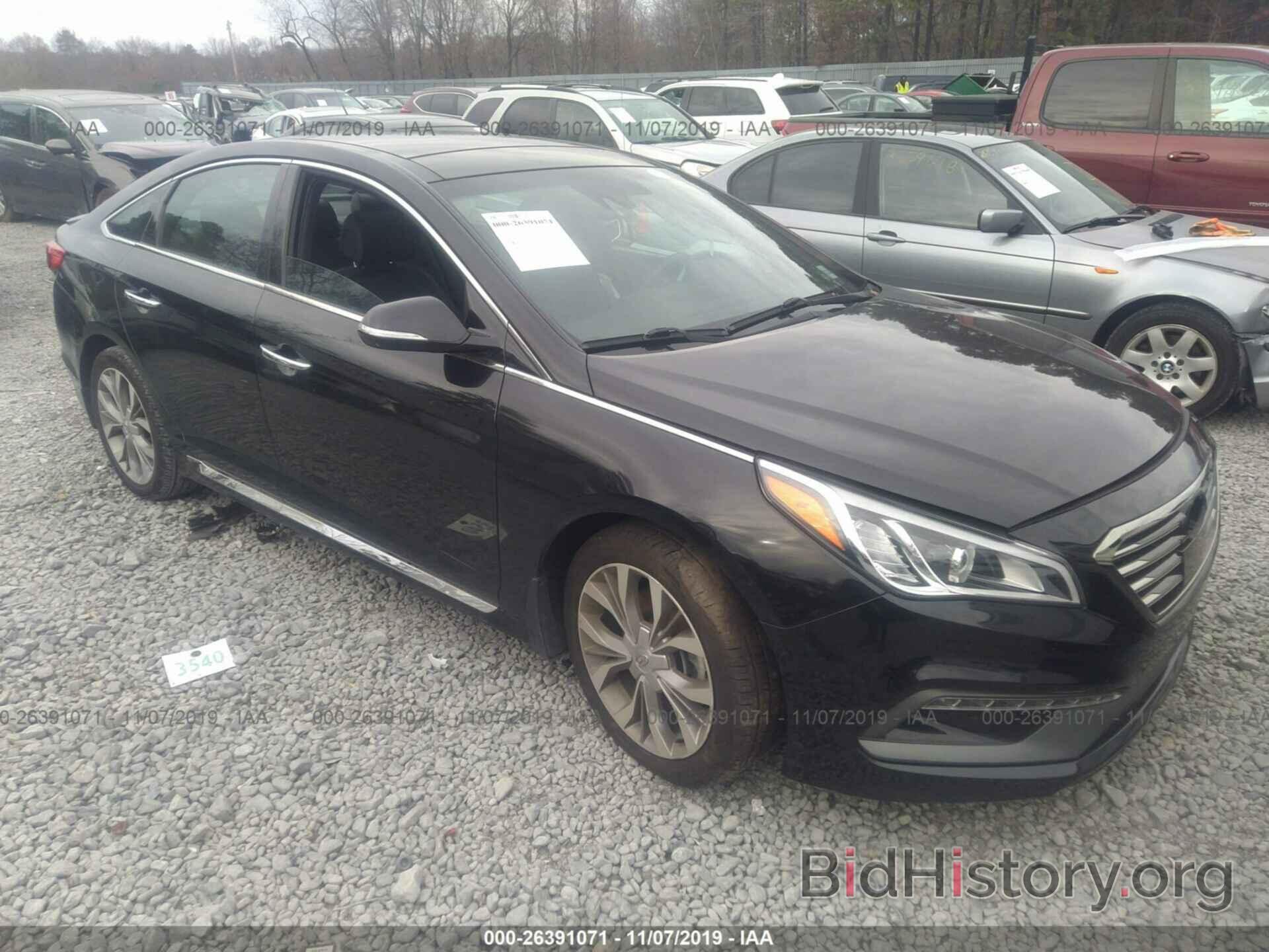 Photo 5NPE34AB2FH141300 - HYUNDAI SONATA 2015