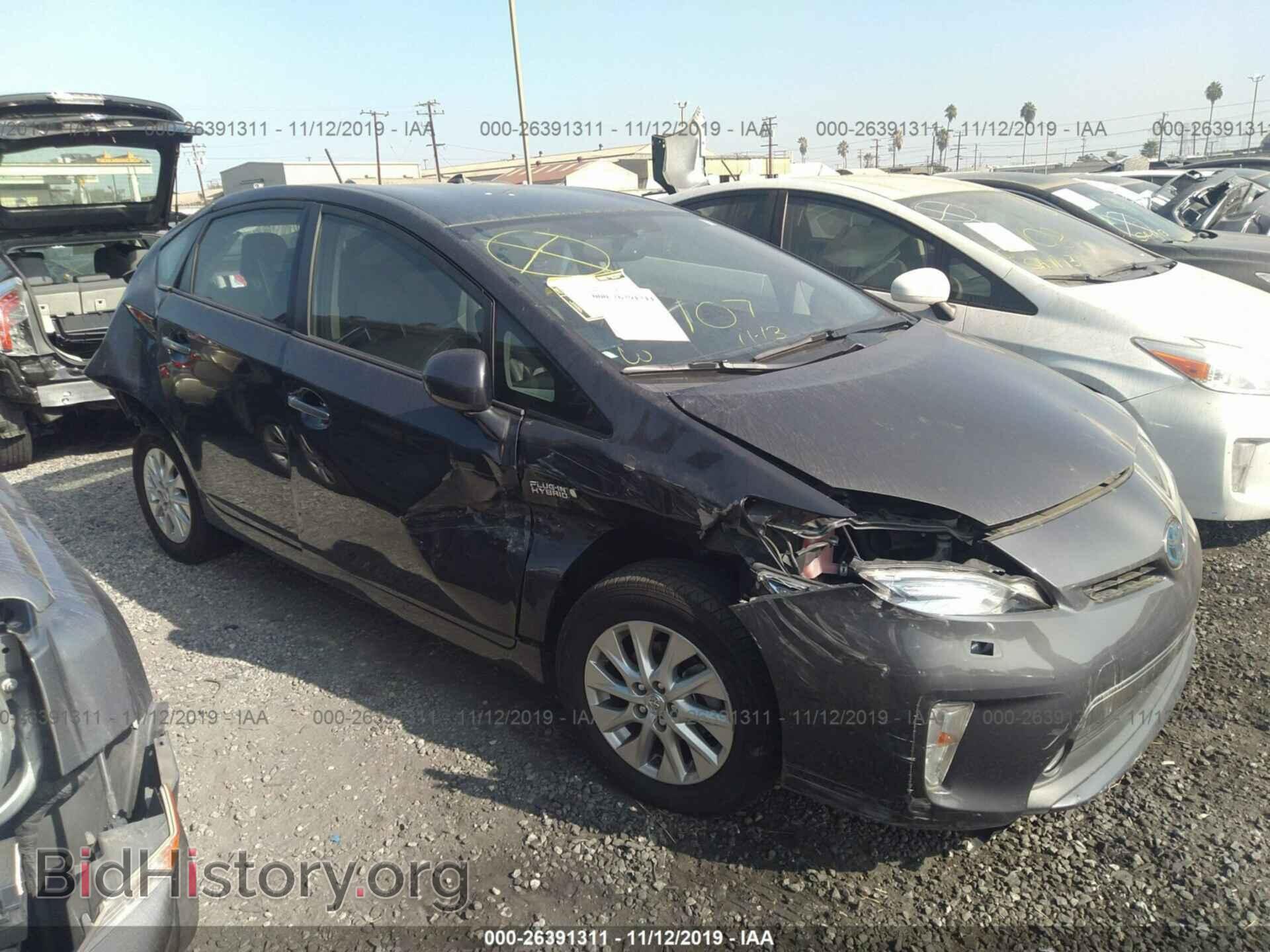 Photo JTDKN3DP9C3007101 - TOYOTA PRIUS PLUG-IN 2012
