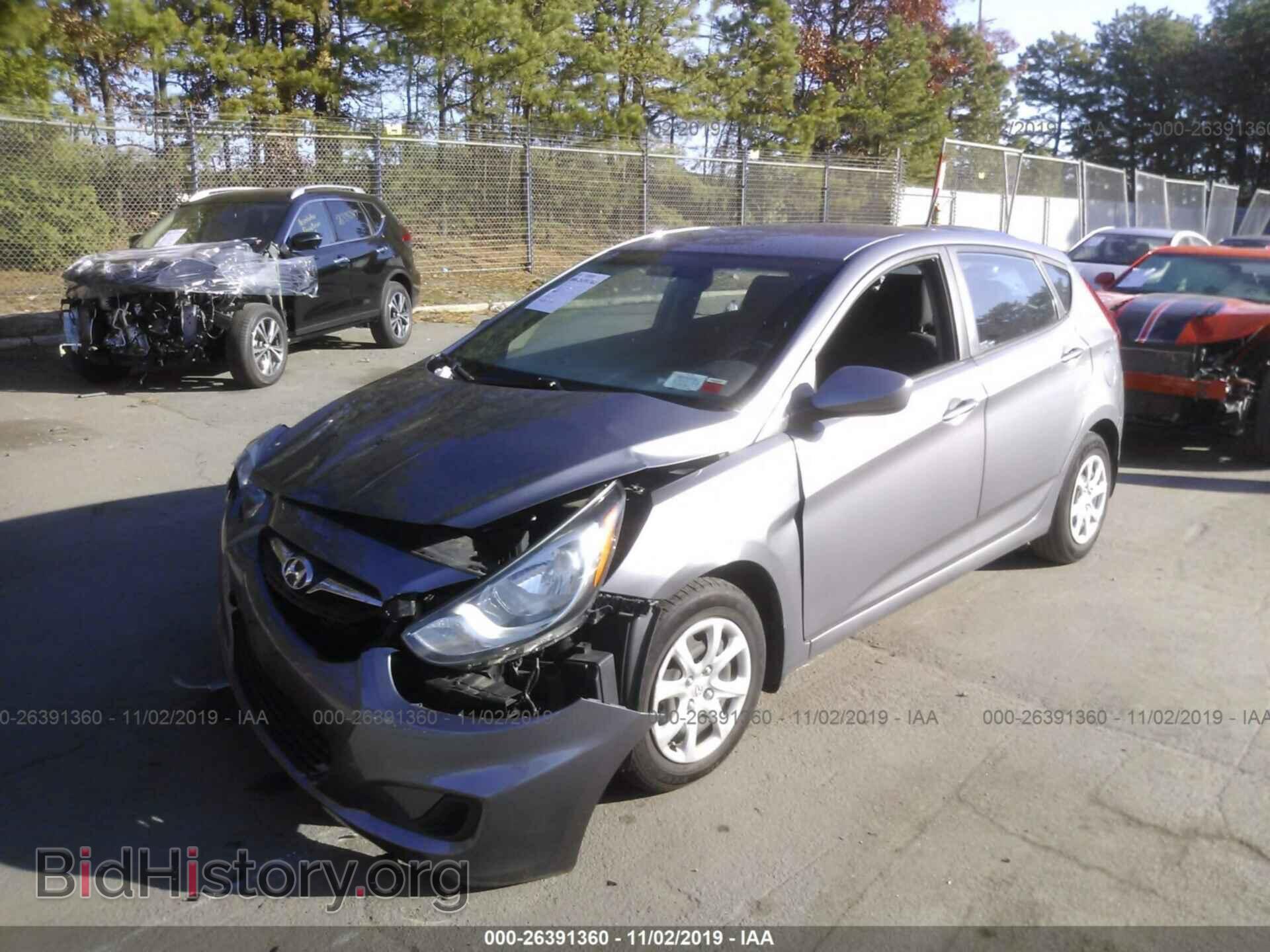 2014 HYUNDAI ACCENT - VIN: KMHCT5AE4EU165234 - Фото 2