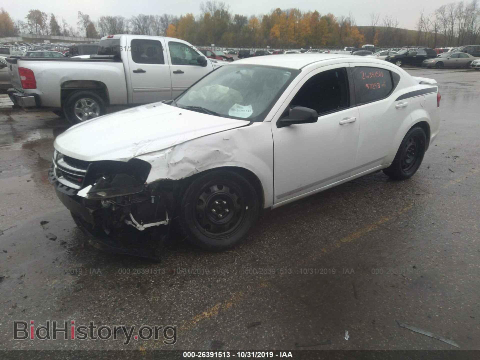 2012 DODGE AVENGER - VIN: 1C3CDZAB4CN270155 - Фото 2