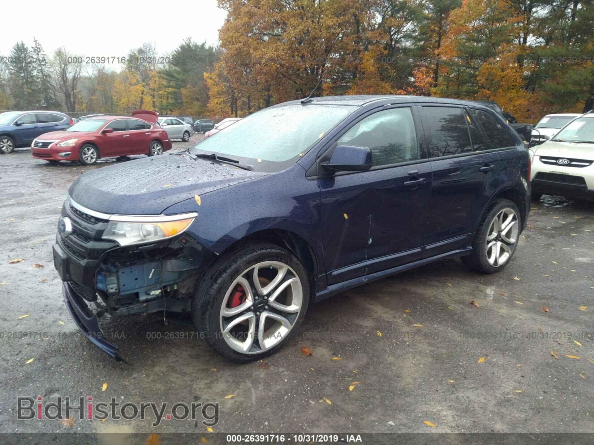 2011 FORD EDGE - VIN: 2FMDK4AKXBBA03780 - Фото 2