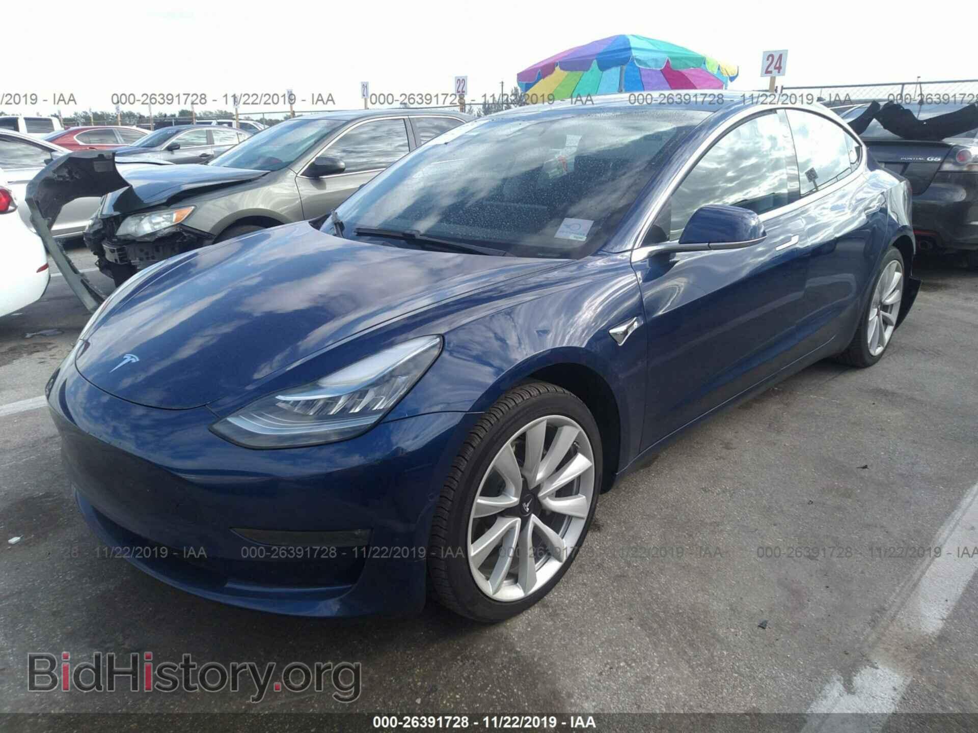 2018 TESLA MODEL 3 - VIN: 5YJ3E1EA5JF013741 - Фото 2