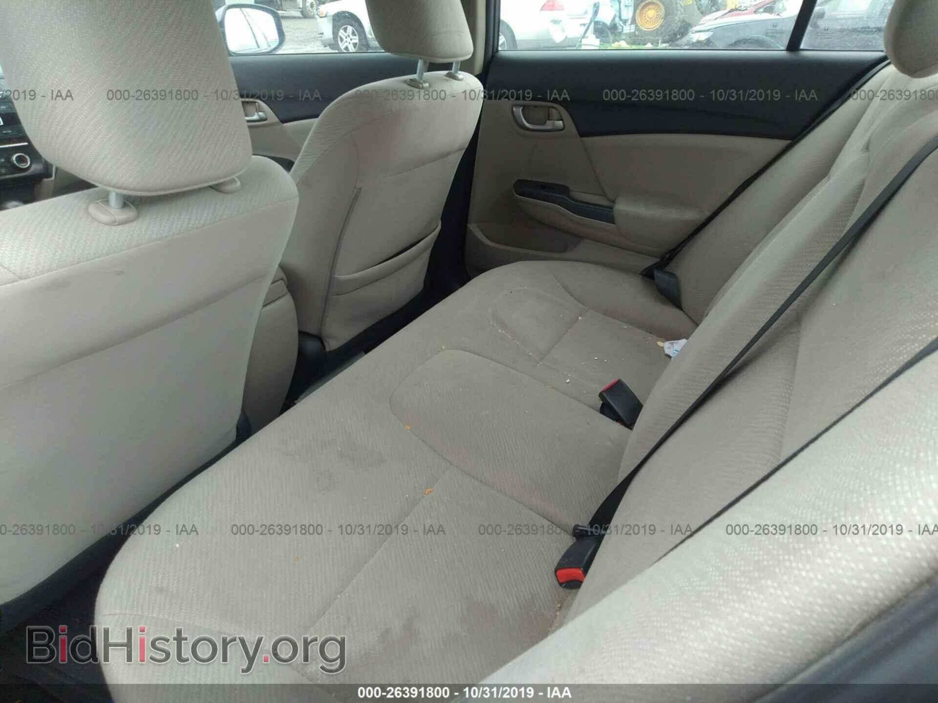 2013 HONDA CIVIC - VIN: 19XFB2F55DE212733 - Фото 8