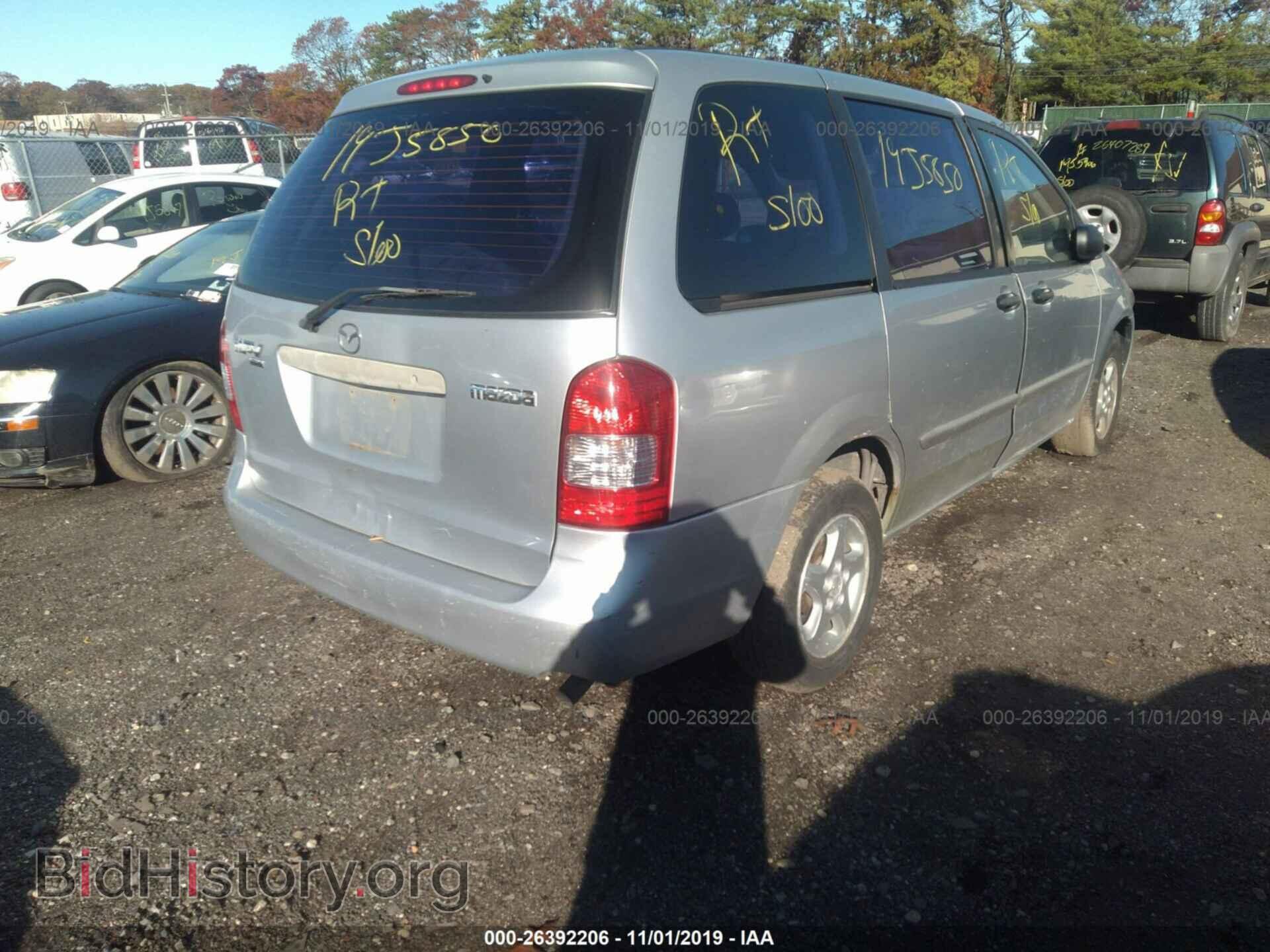 2001 MAZDA MPV - VIN: JM3LW28G710179221 - Фото 4