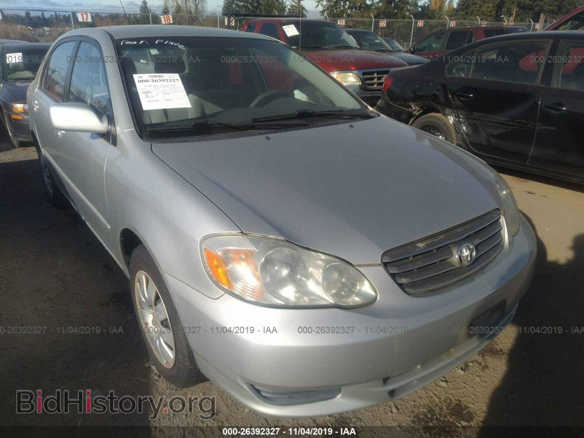 Photo JTDBR32E230008369 - TOYOTA COROLLA 2003