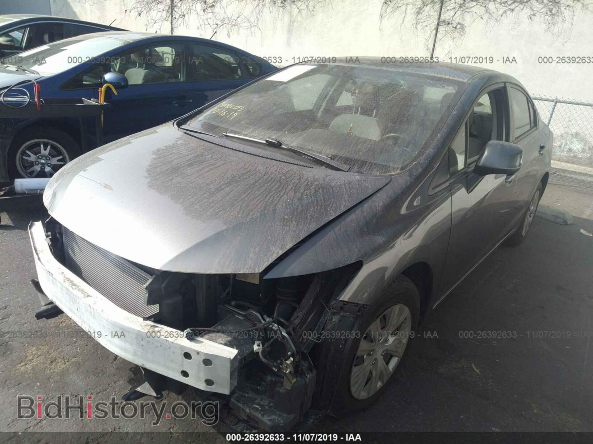 2012 HONDA CIVIC - VIN: JHMFB2F55CS005205 - Фото 2