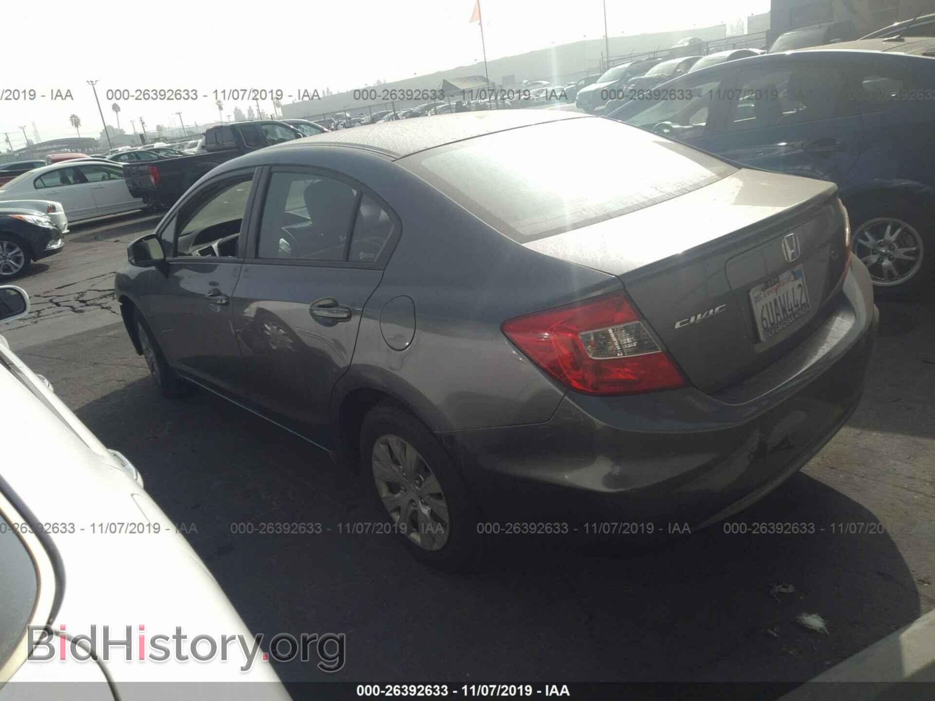 2012 HONDA CIVIC - VIN: JHMFB2F55CS005205 - Фото 3