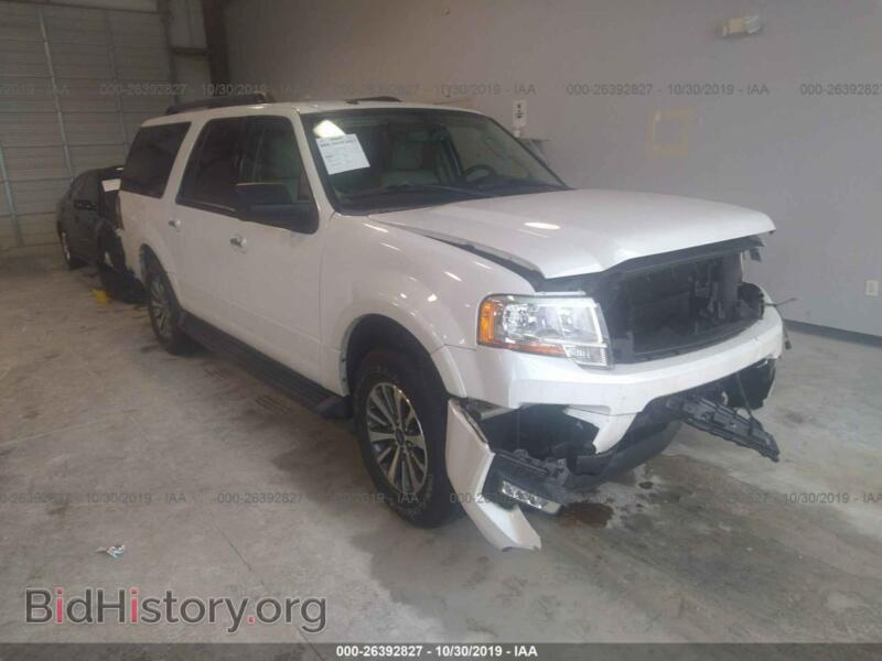 2015 Ford EXPEDITION EL XLT/EL King Ranch (VIN 1FMJK1HT5FEF43399) — фото 1 из 11, IAAI, повреждение: передняя часть