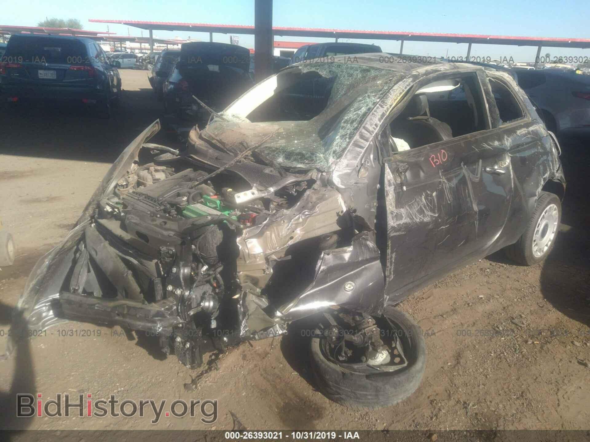 2015 FIAT 500 - VIN: 3C3CFFAR5FT582186 - Фото 2