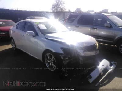 2009 Lexus IS 250, белый — VIN JTHBK262795102465, IAAI