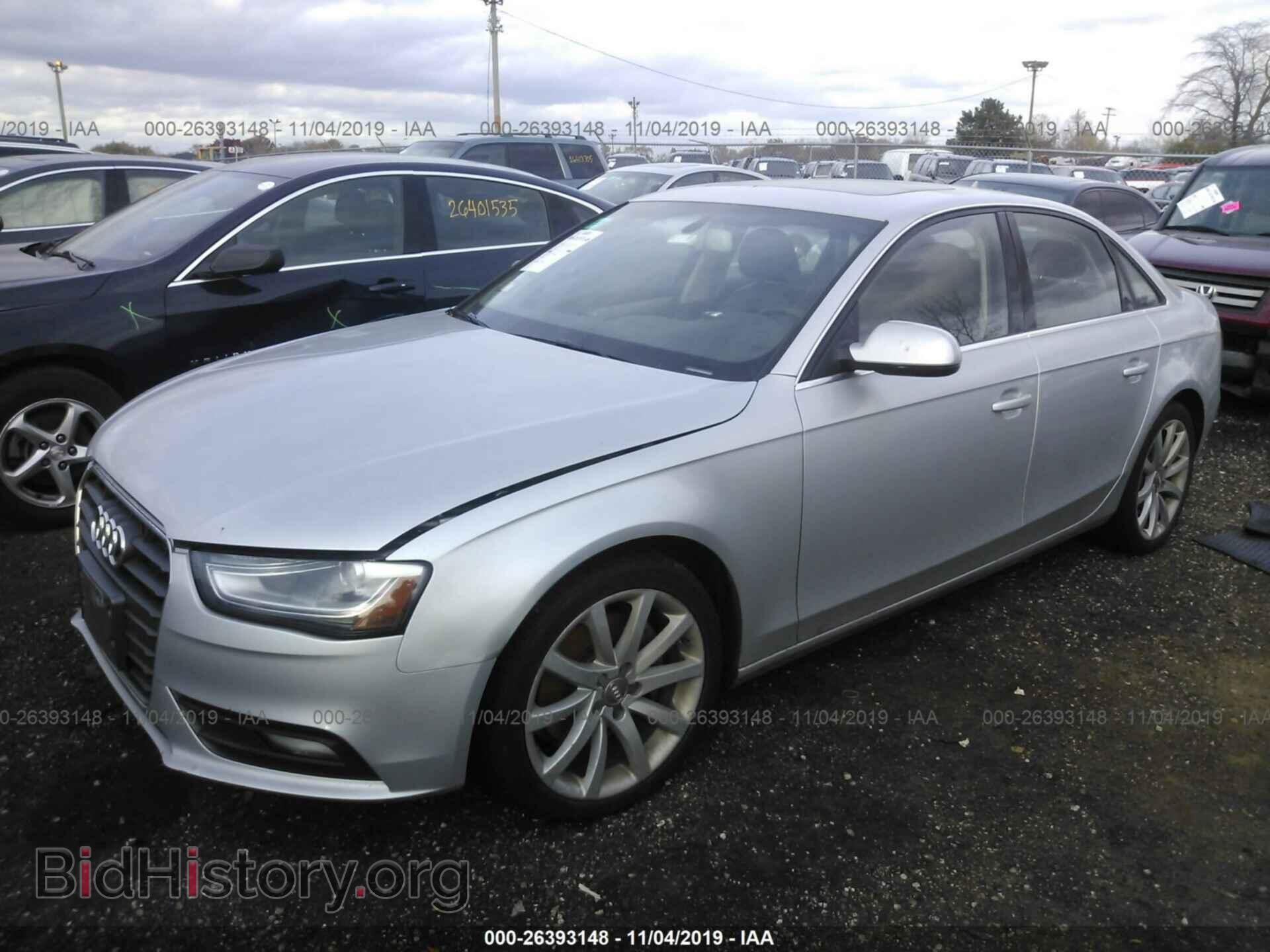 2013 AUDI A4 - VIN: WAUFFAFL5DN003966 - Фото 2